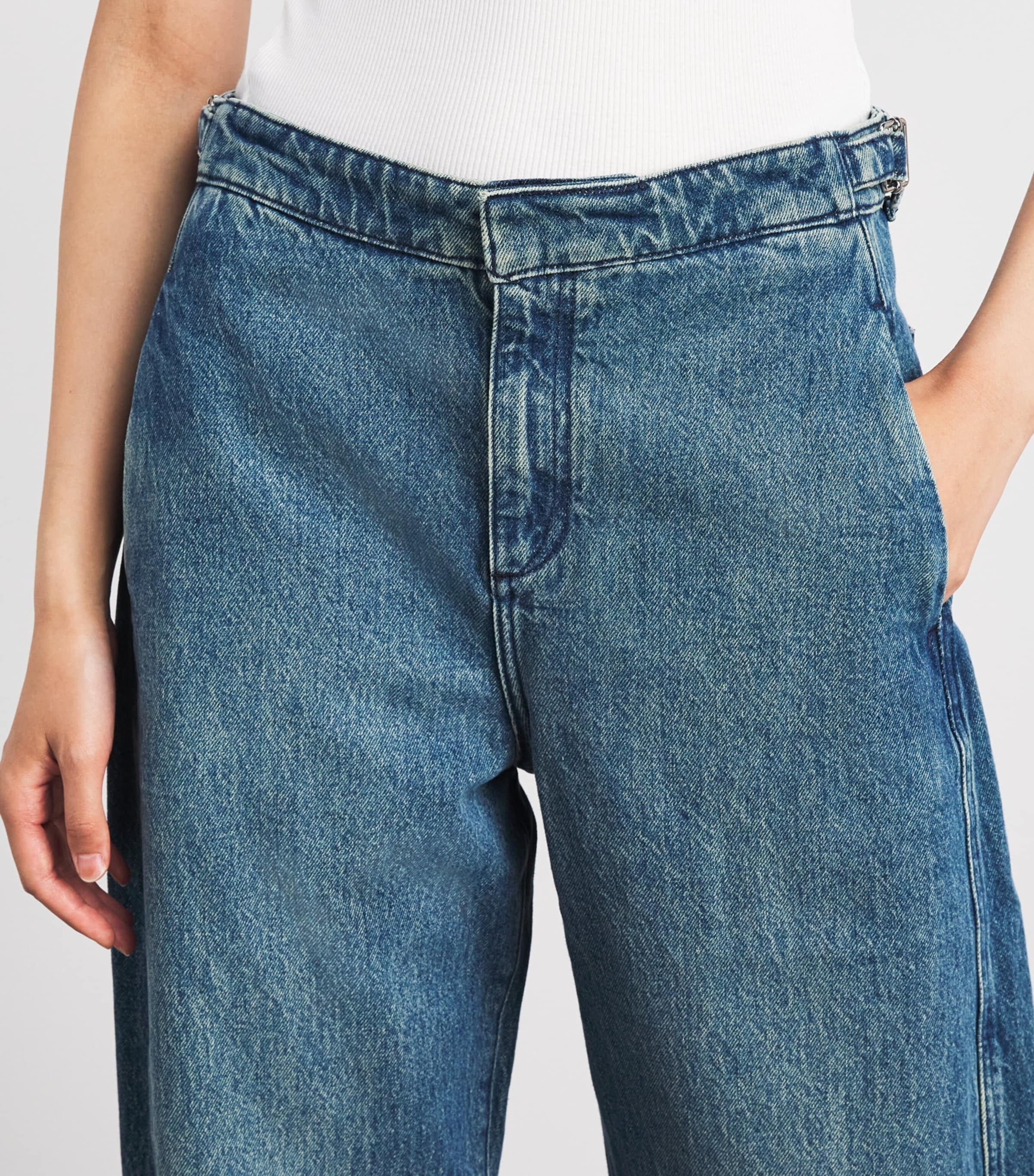 Rag & Bone Womens Vito Barrel-Leg Jeans Cheri Image 3