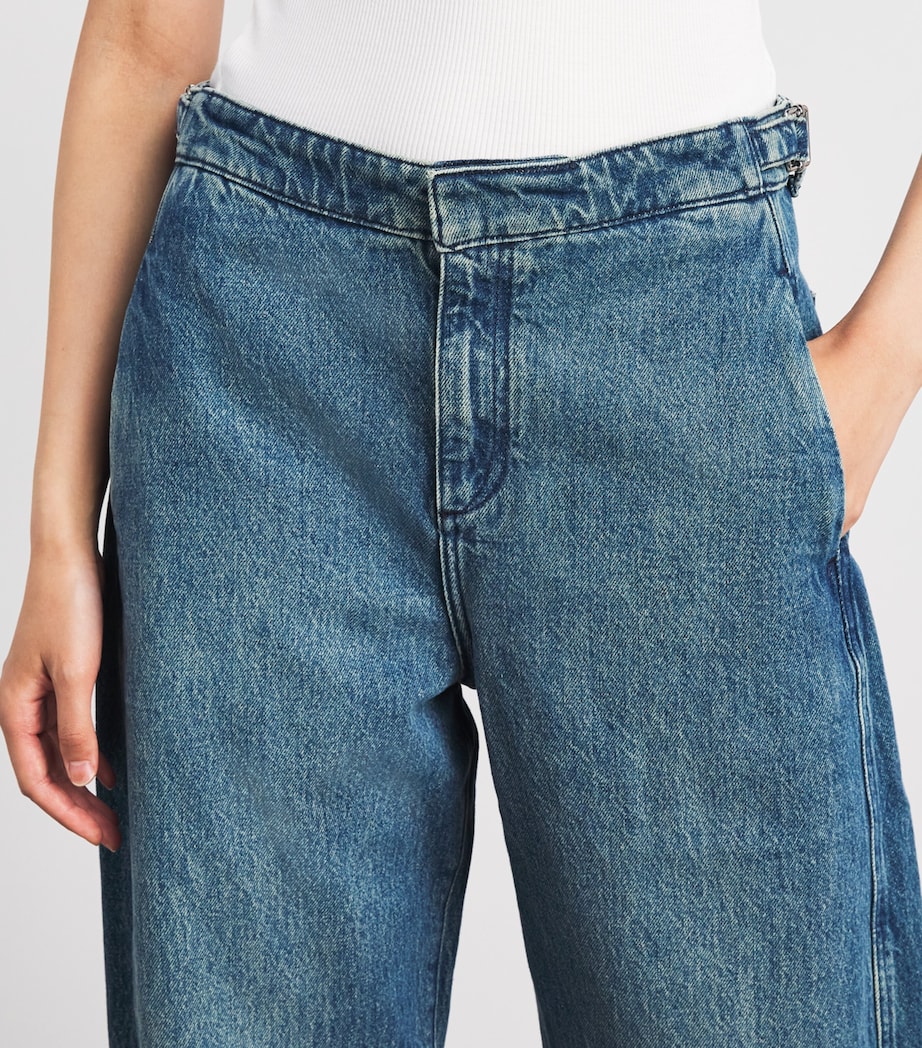 Rag & Bone Womens Vito Barrel-Leg Jeans Cheri Image 3
