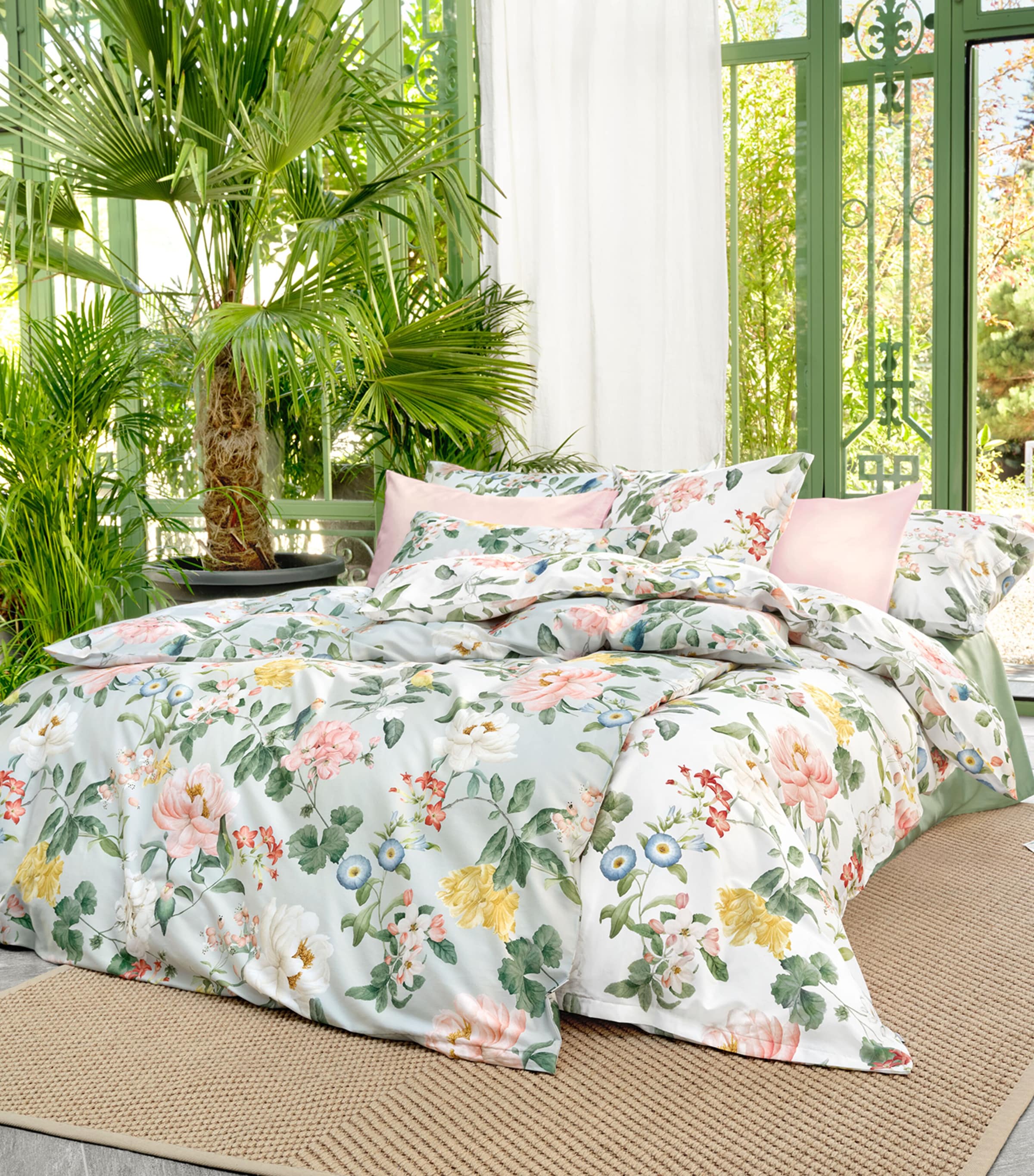 Schlossberg Floral Artemis-noblesse King Oxford Pillowcase In White