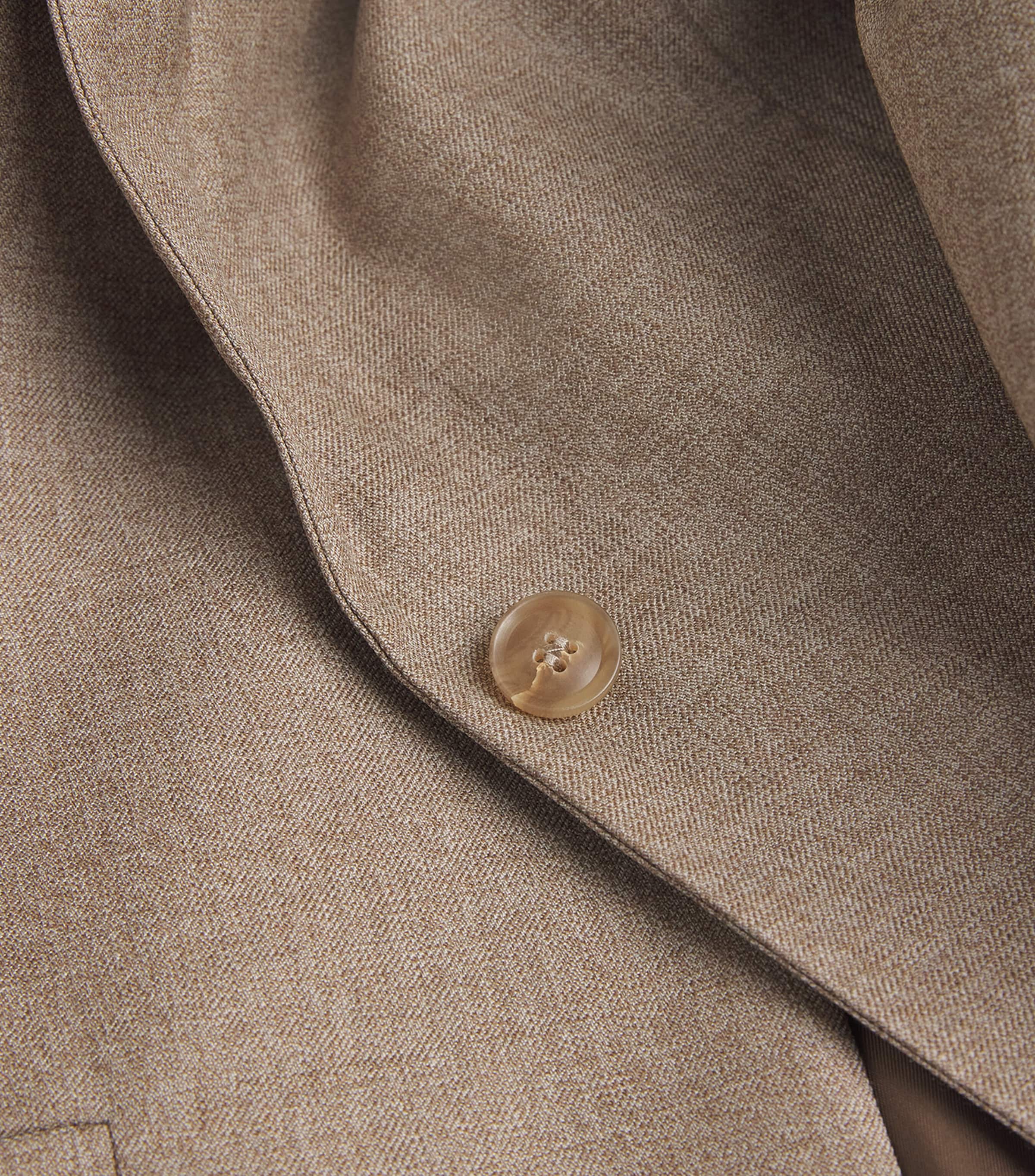 Wool Blazer 0106 DARK CAMEL Image 6