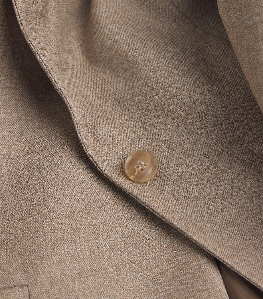 Wool Blazer 0106 DARK CAMEL Image 6