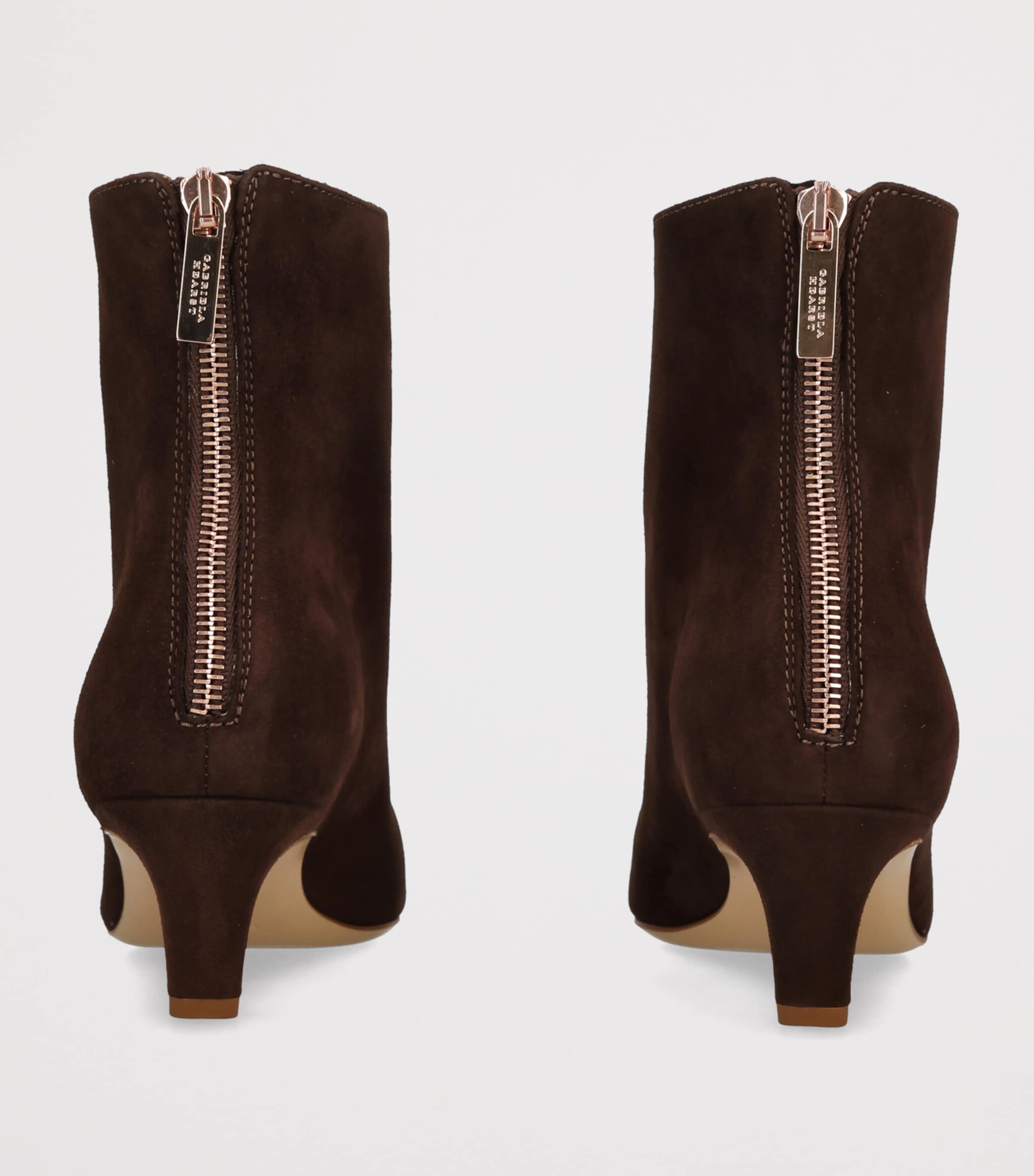 Gabriela Hearst Suede Clayton Boots 50 Dark Brown Image 4