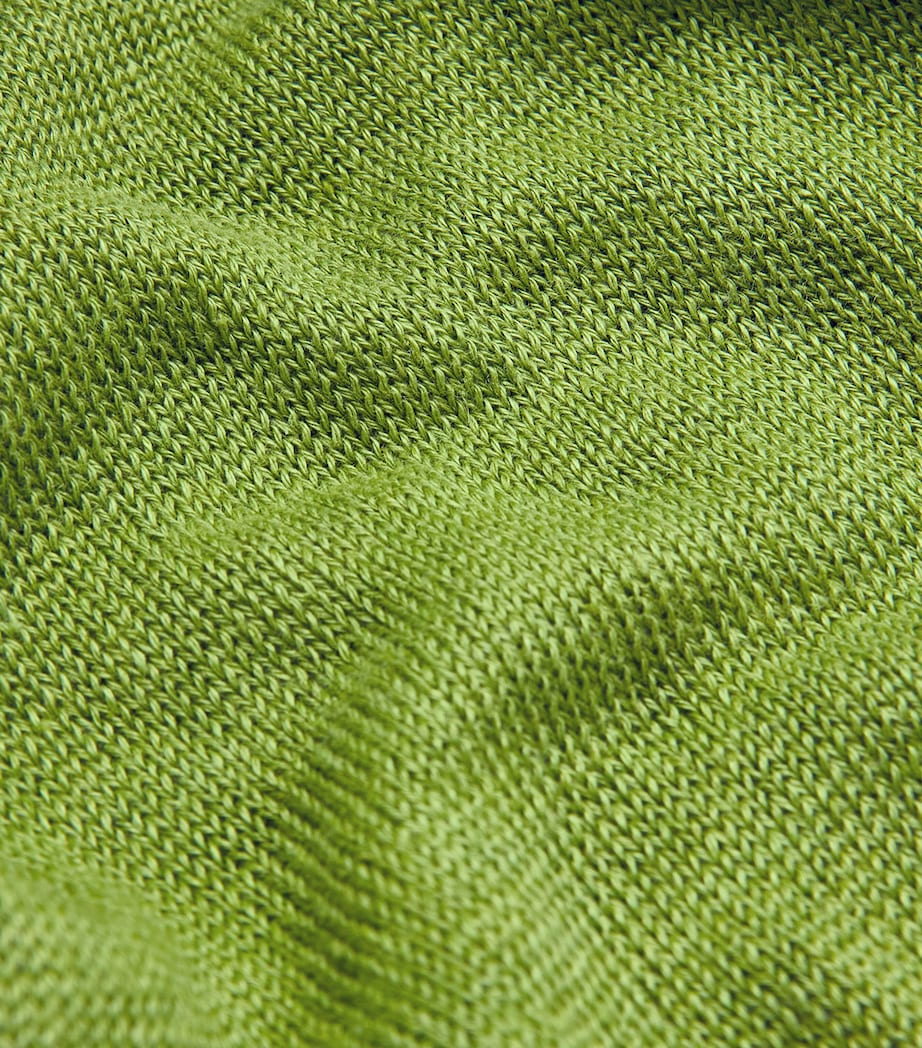 Linen Sweater GREEN Image 5