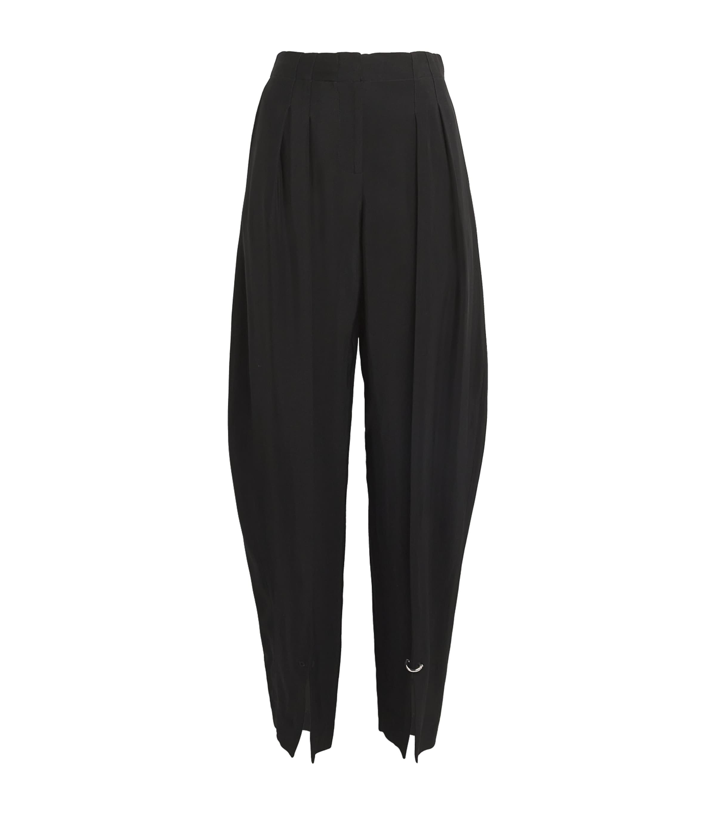MUGLER PIERCED WIDE-LEG TROUSERS