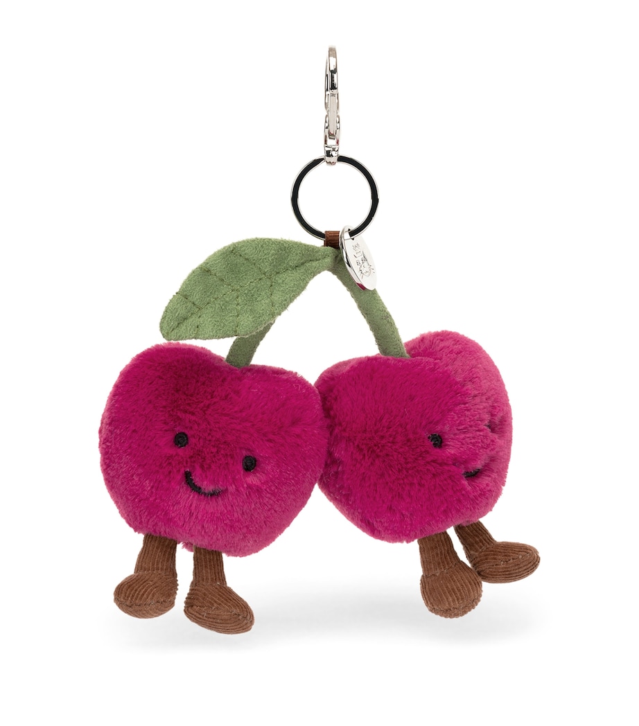 Jellycat Amuseables Cherries Bag Charm (16cm) Image 2