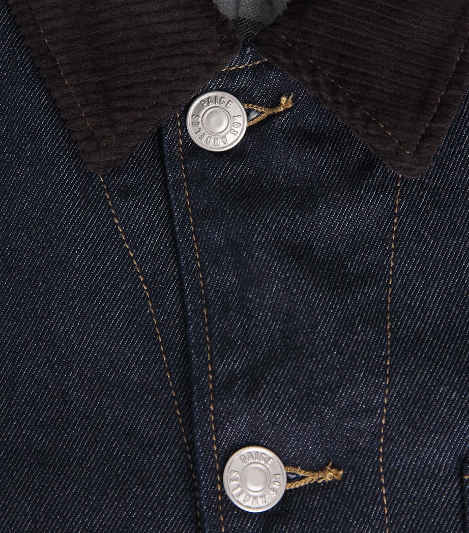 Corduroy-Collar Pauler Denim Chore Jacket WESTIN Image 5