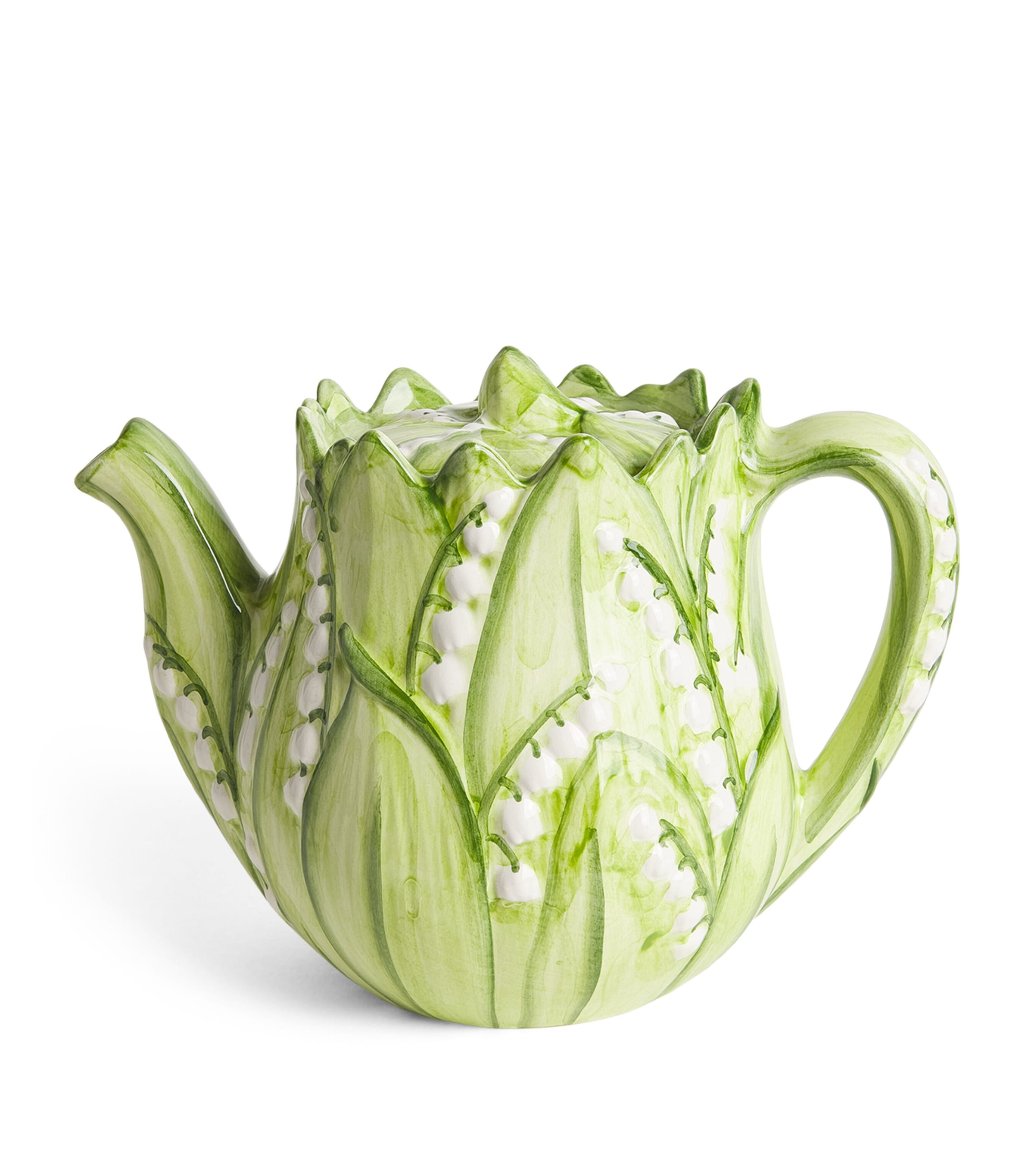 Les-Ottomans Lilly Of The Valley Teapot | Dining | Tableware | Teapots | Designers | Les-Ottomans | Outdoor Entertaining