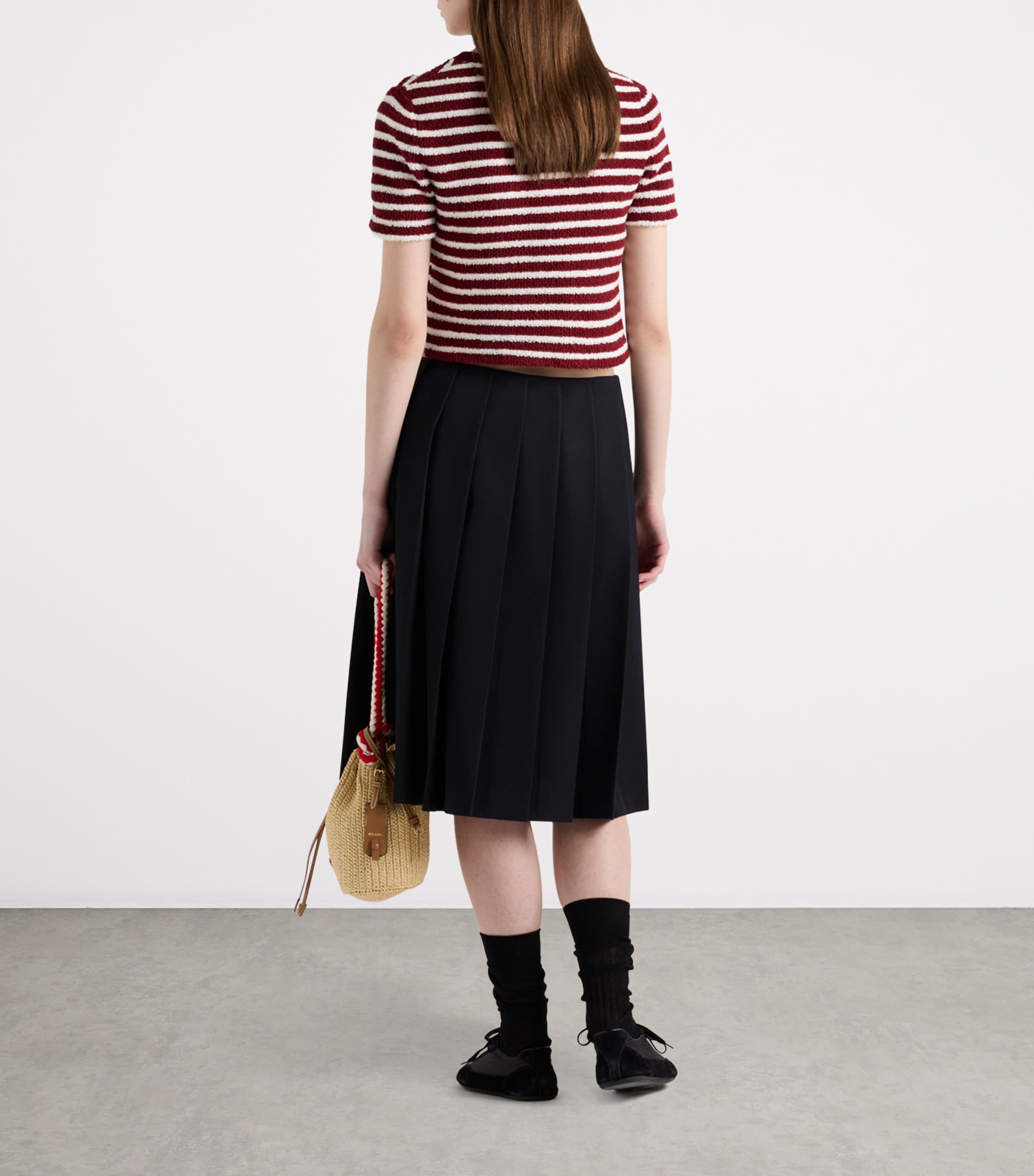 Bouclé Stripe Sweater F038I Image 5