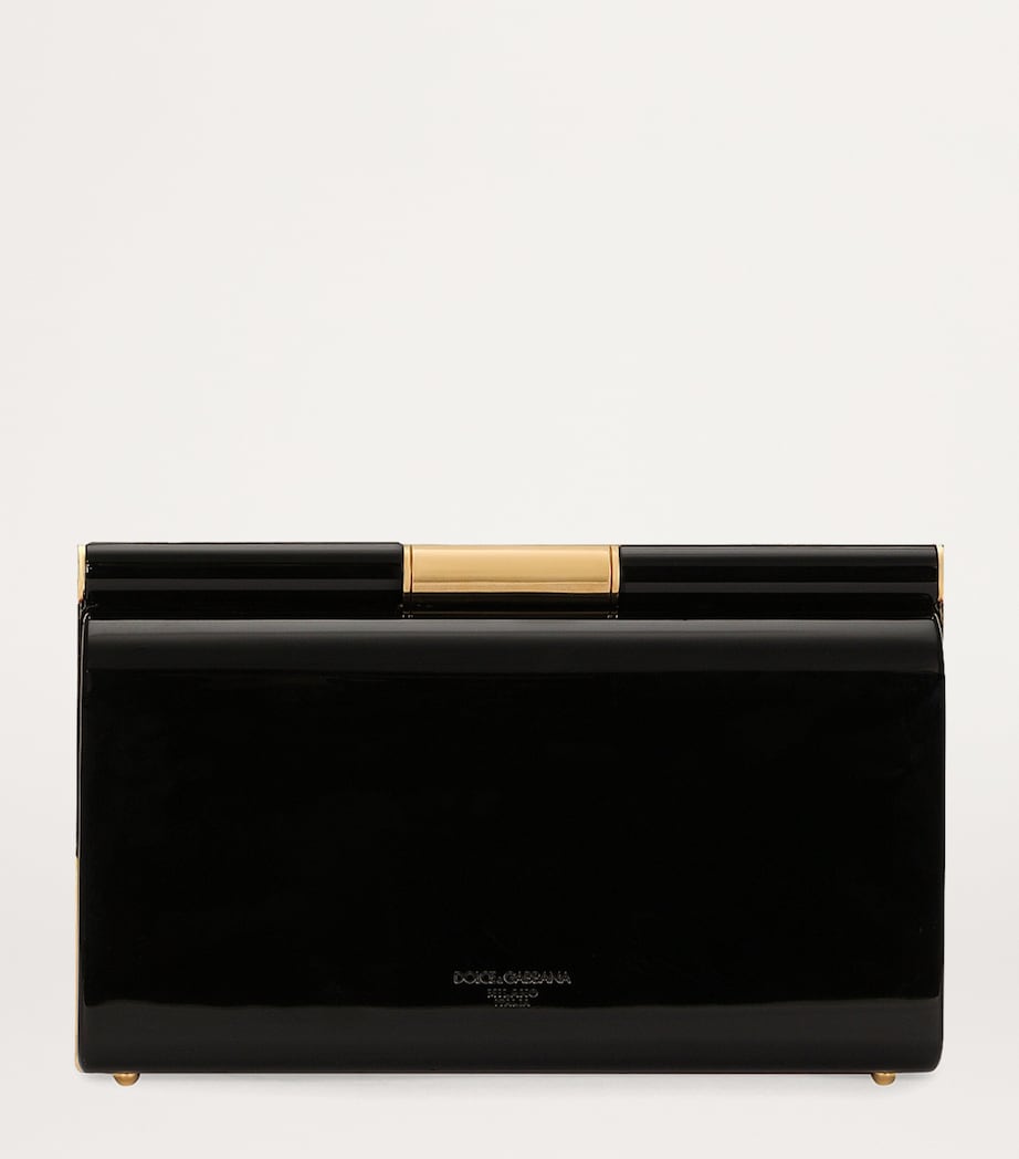 Patent Clutch Bag 80999-BLACK Image 4