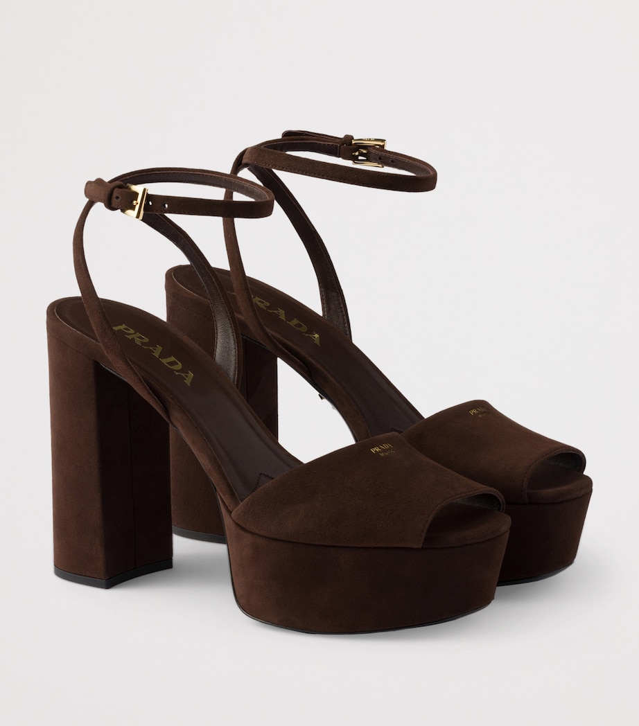 Suede Platform Sandals 115 F0003 Image 2