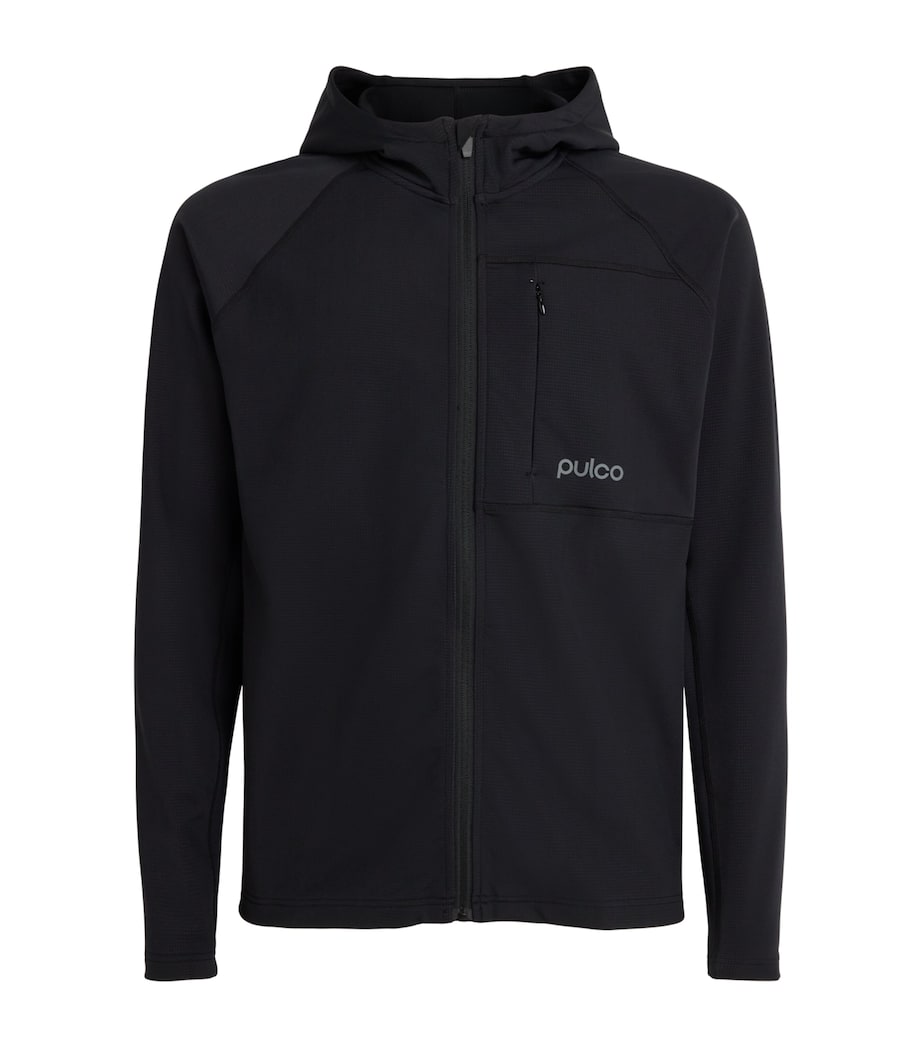 Pulco Studios Mens Full Zip Training Hoodie Black Image 1