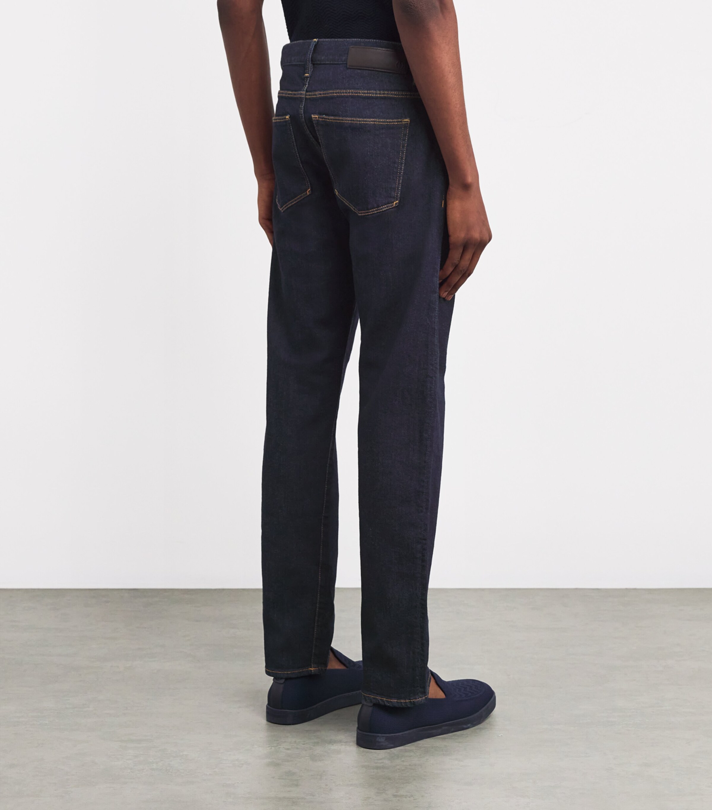 Stretch-Cotton Straight Jeans MB001 Image 4