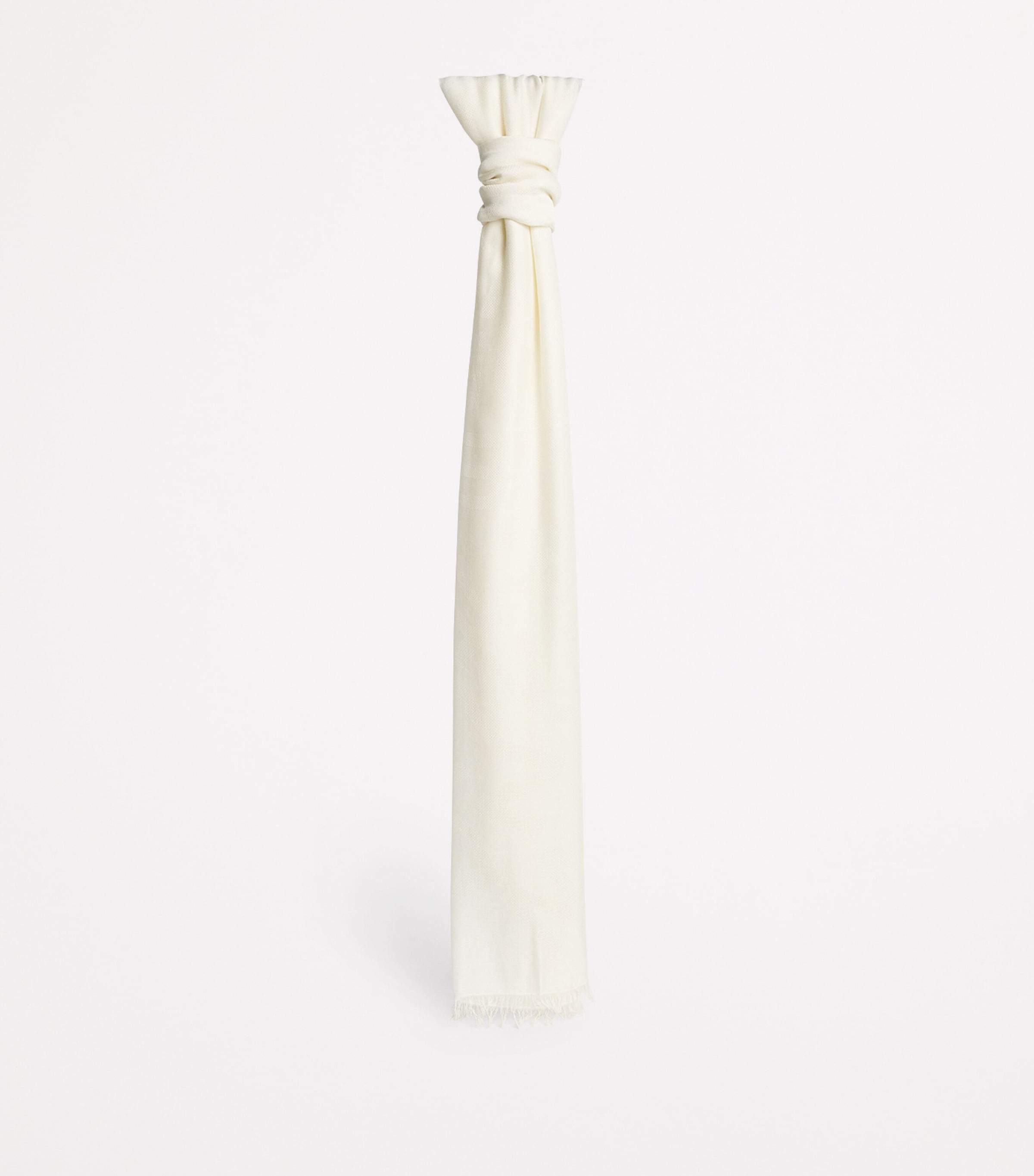 Weekend Max Mara Modal-Cotton-Blend Scarf White Image 3
