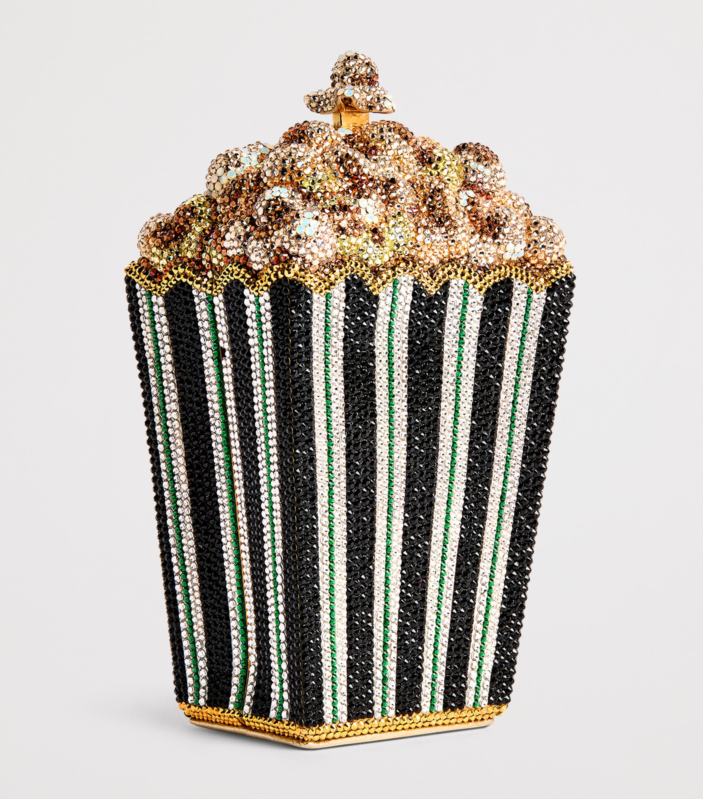 x Harrods EXCLUSIVE Popcorn Clutch Bag CHAMPAGNE JET MULTI Image 3