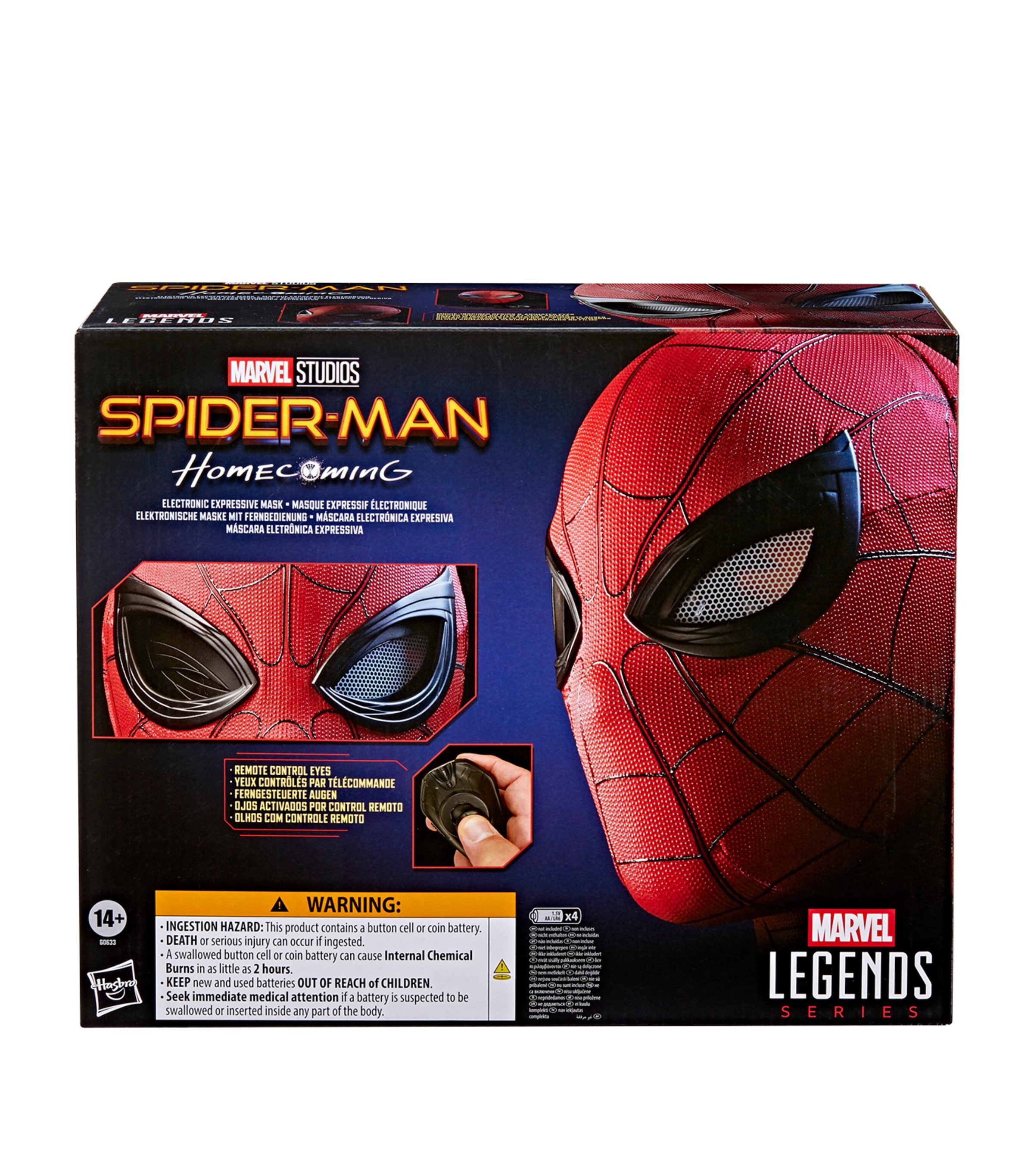 Marvel Marvel Legends Series Spider-Man Electronic Expressive Mask Image 1