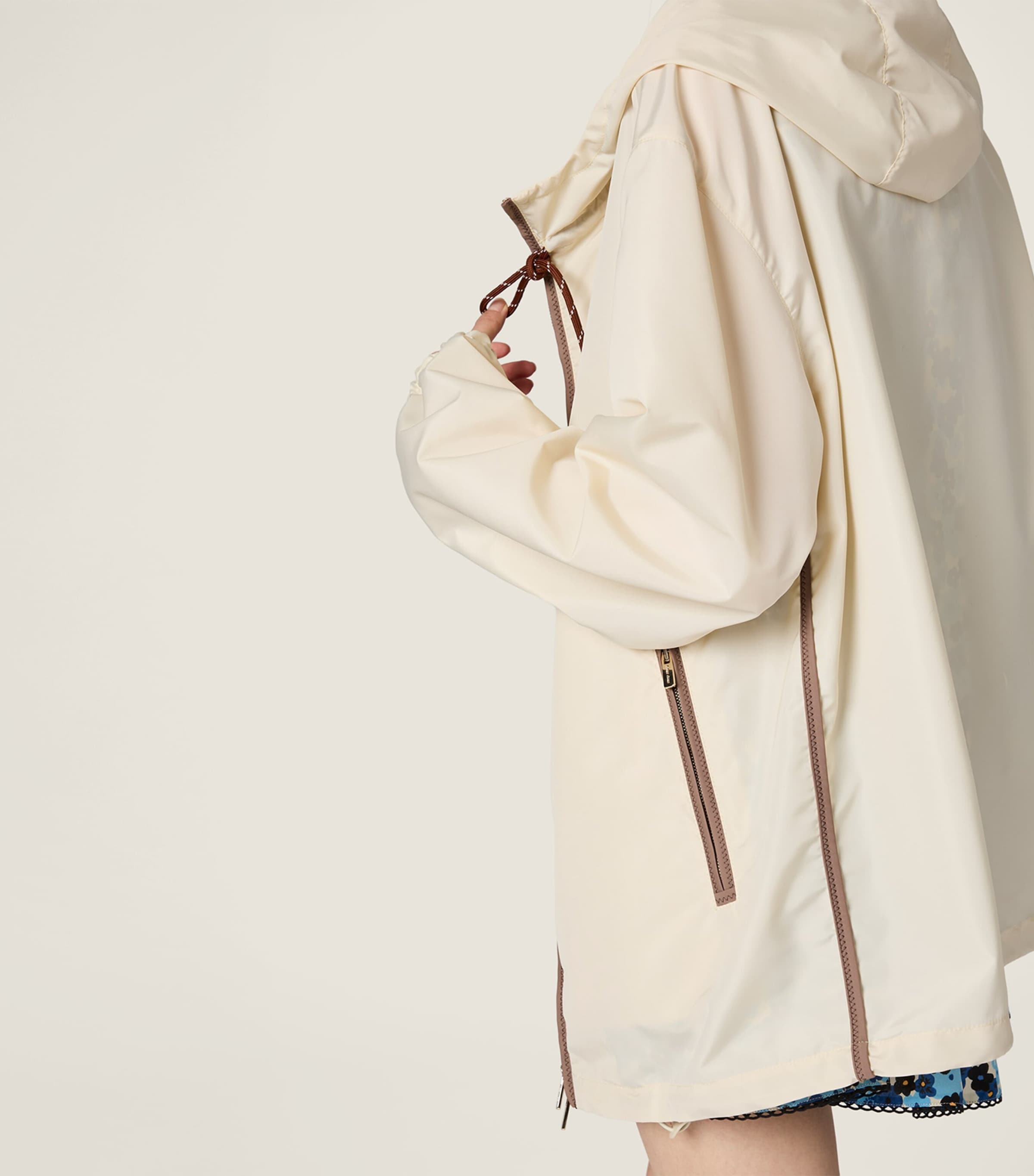 Miu Miu Womens Technical Hooded Jacket Image 5