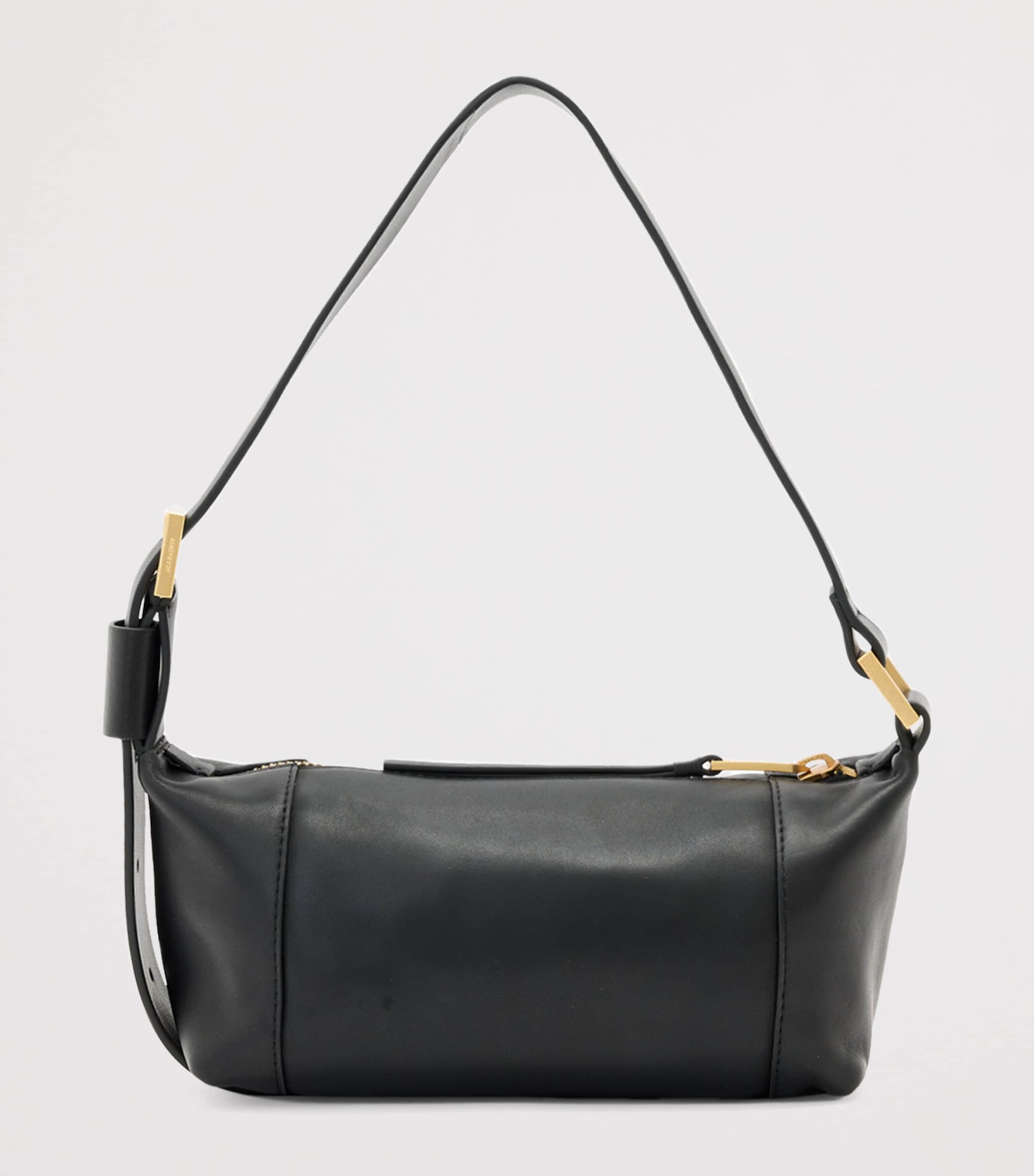 Mini Leather Vega Shoulder Bag BLACK Image 3