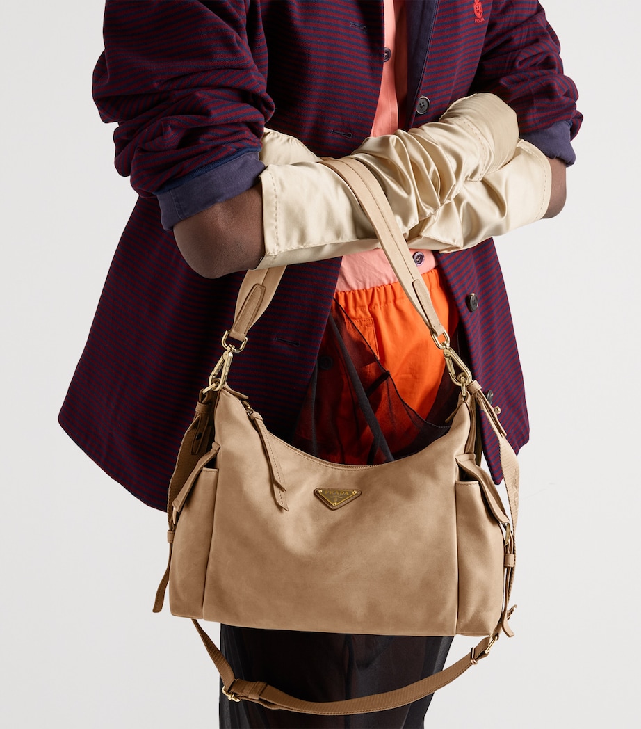 Prada Large Nappa Leather Explore Shoulder Bag Image 2