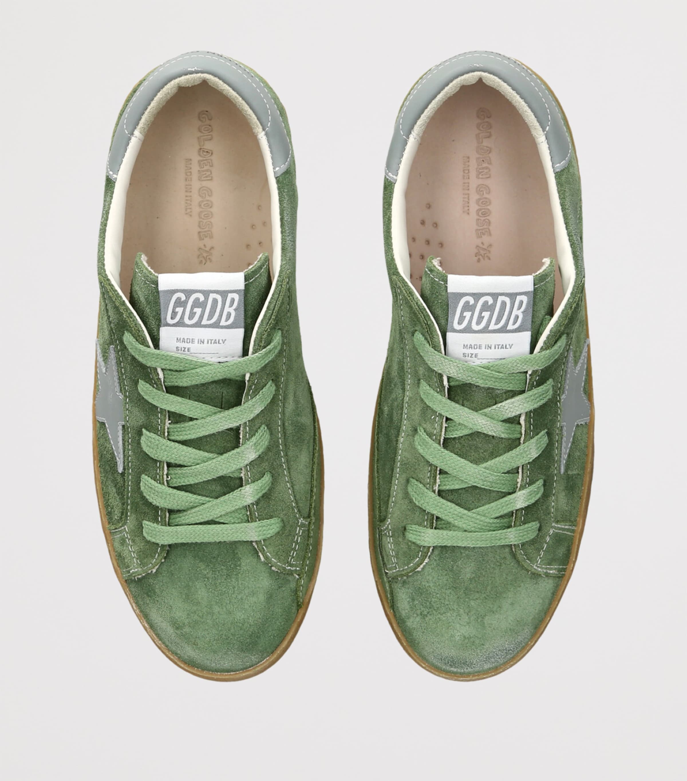 Suede Super Star Sneakers GREEN Image 4