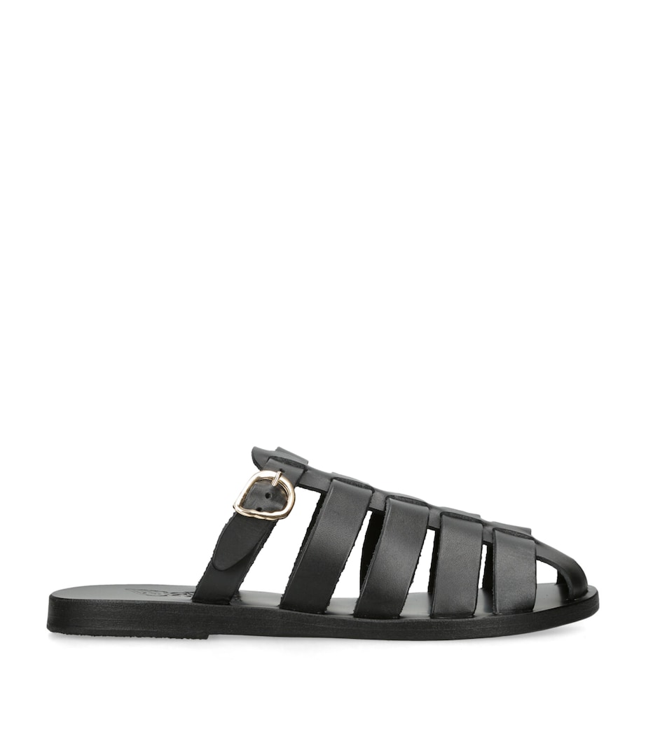 Leather Cosmia Sandals BLACK Image 1