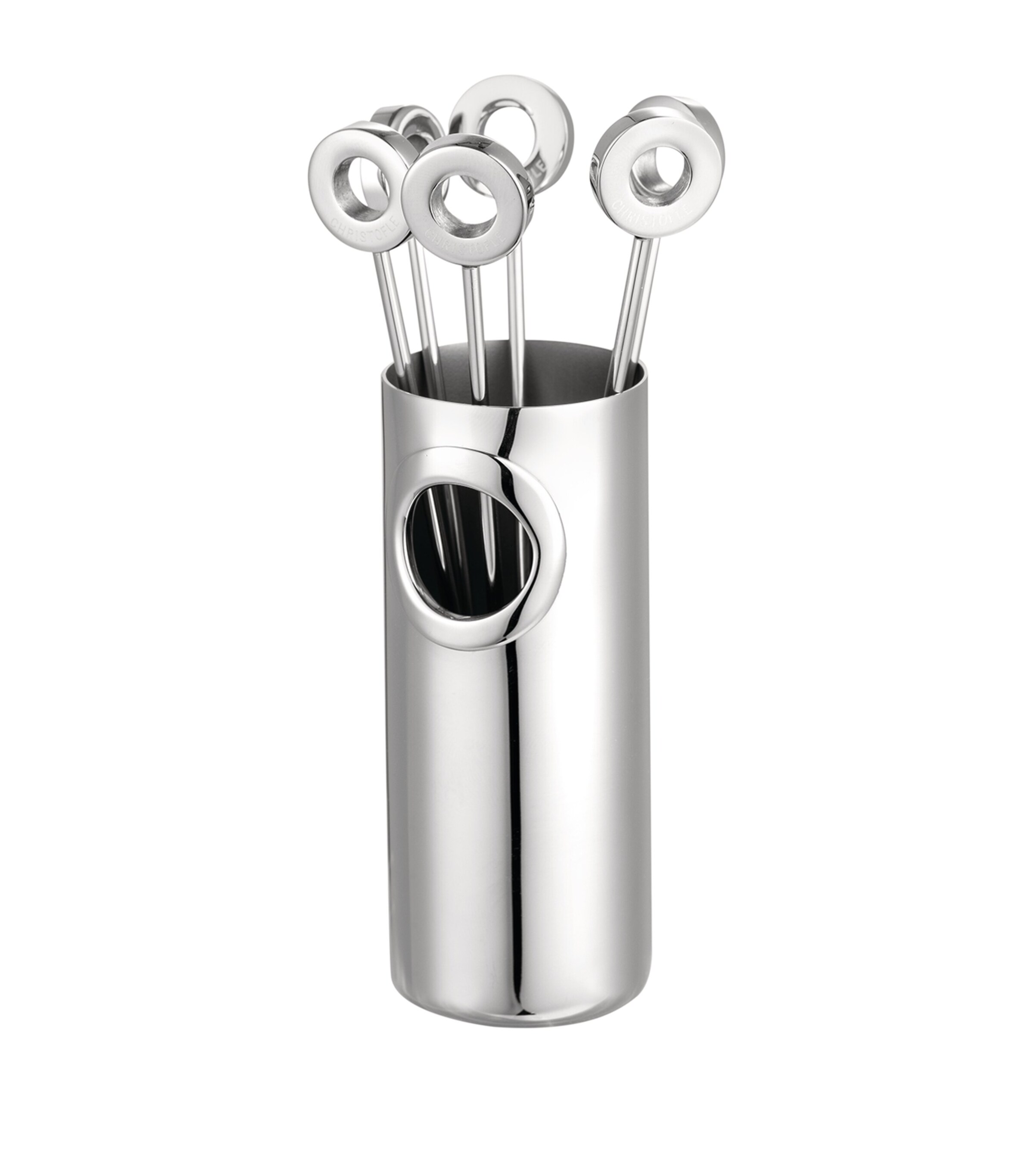 Stainless Steel OH de Christofle Cocktail Picks (Set of 6) SILVER Image 3