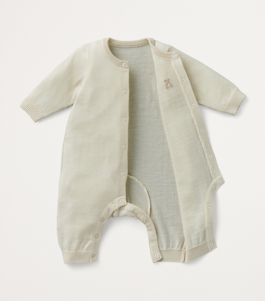 Cashmere Embroidered Playsuit (6-24 Months) 31 Image 2