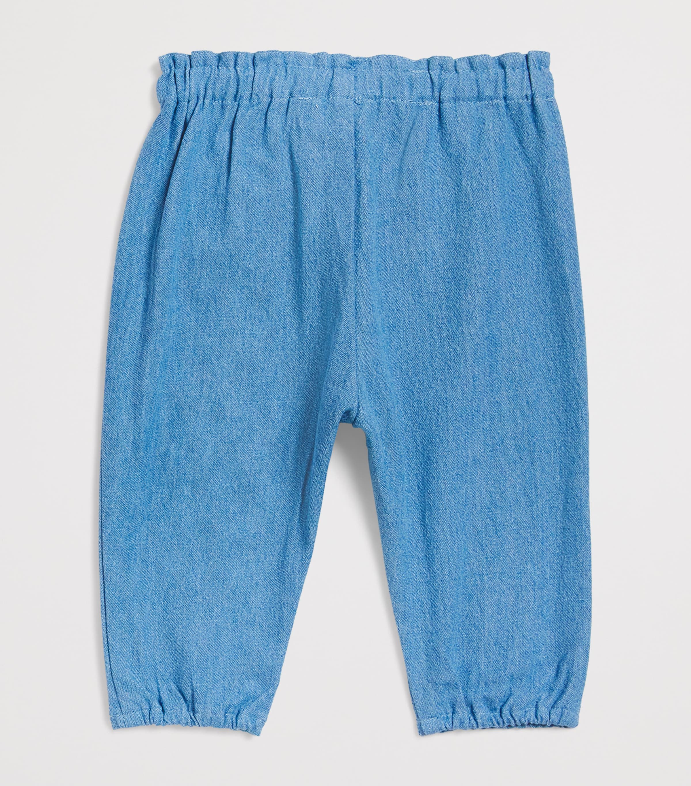 Cotton Scalloped Trousers (3 Months – 4 Years) 46INDIGO Image 2
