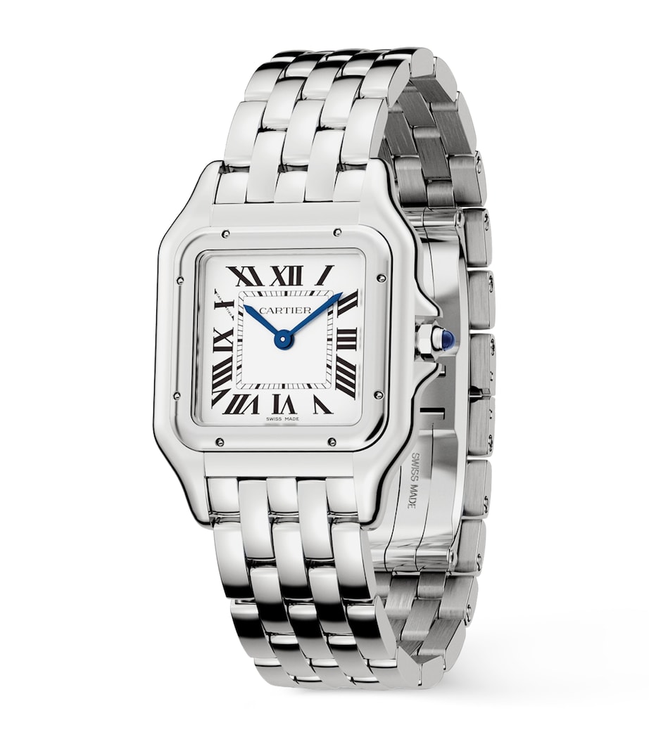 Medium Stainless Steel Panthère de Cartier Watch 27mm GREY Image 2