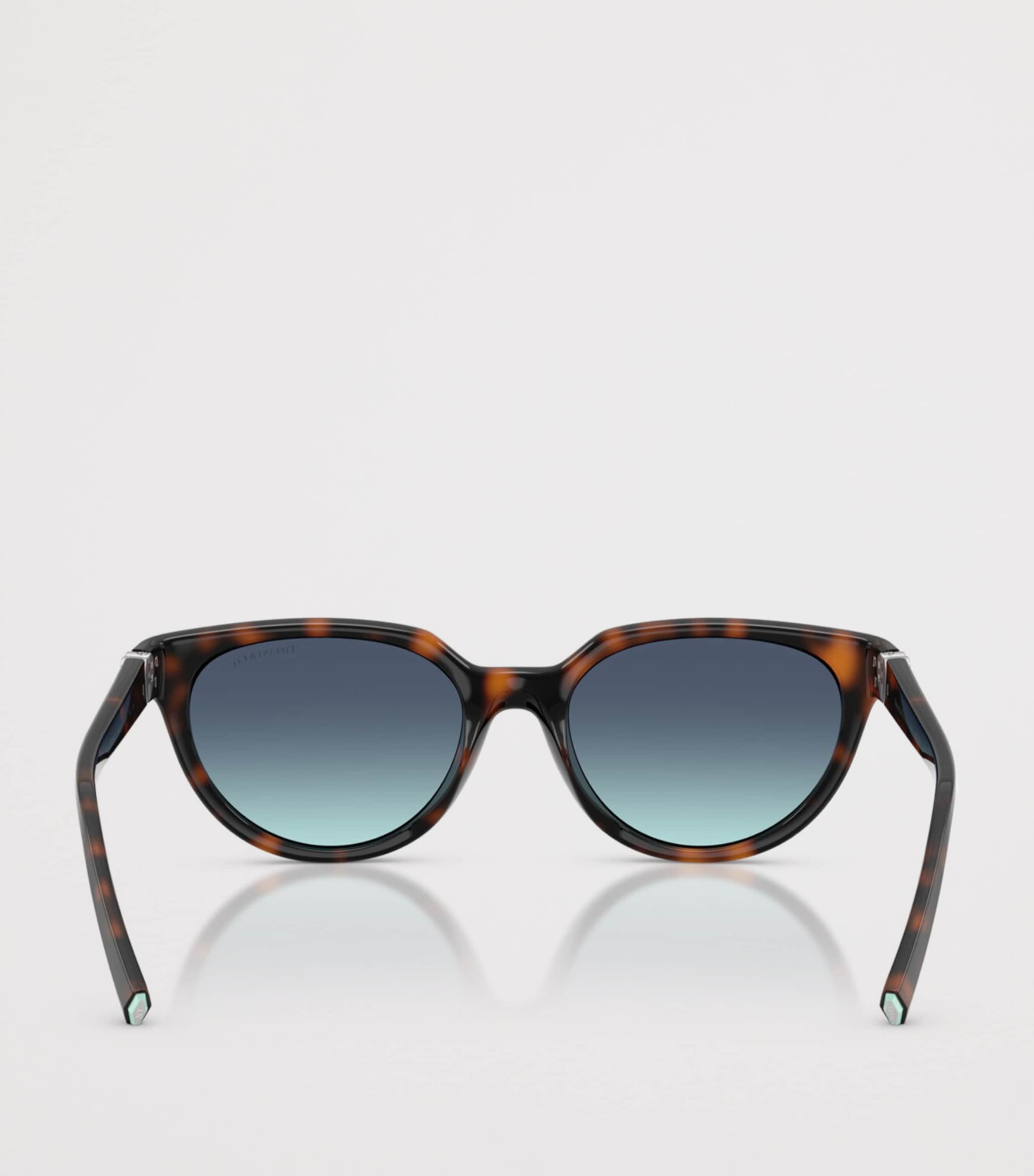 Tiffany & Co. Tortoiseshell Cat Eye Sunglasses Brown Image 4