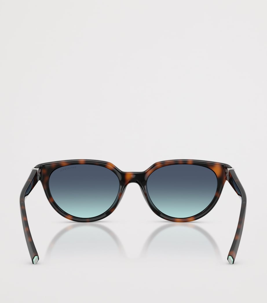 Tiffany & Co. Tortoiseshell Cat Eye Sunglasses Brown Image 4