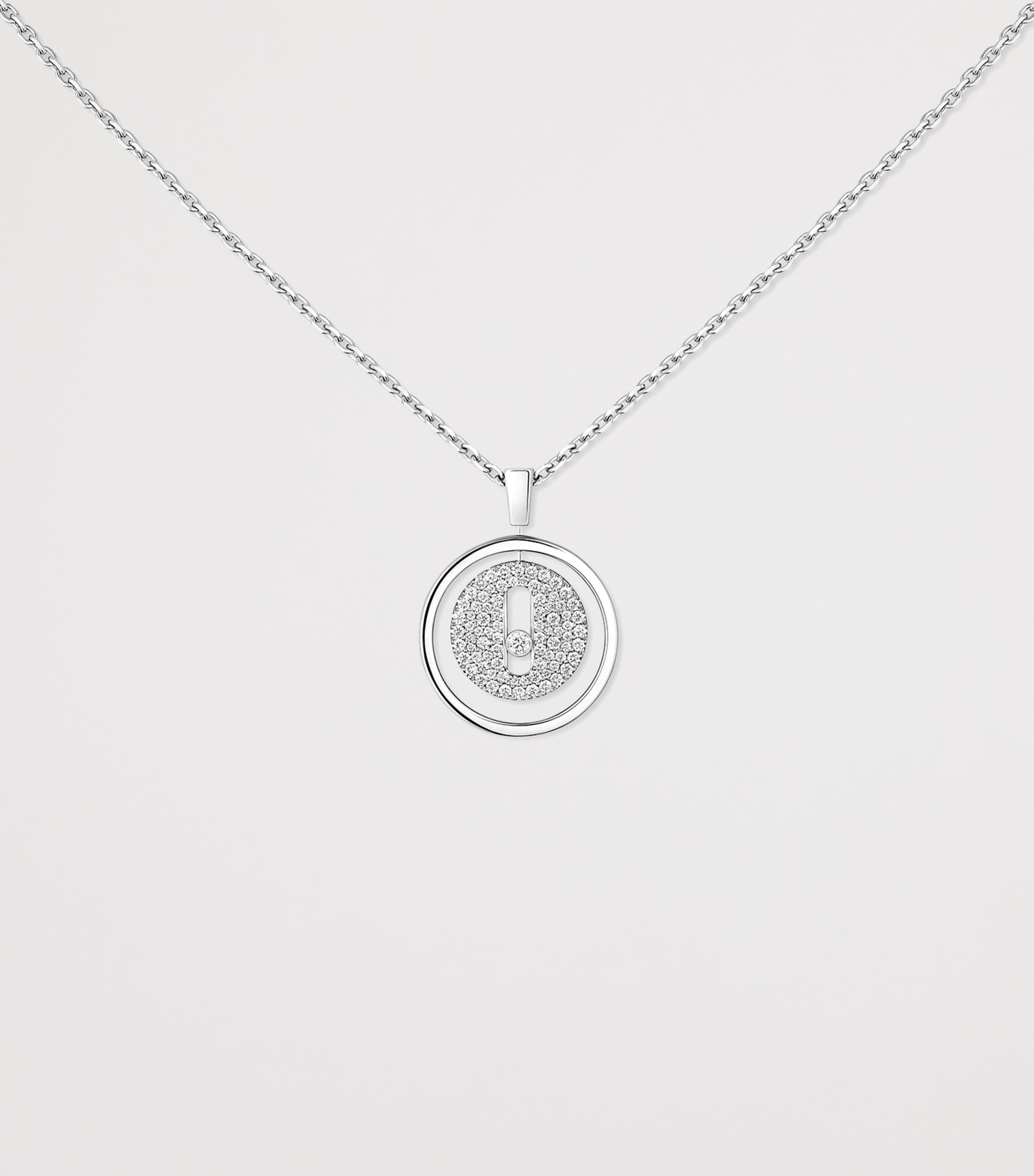 Messika Lucky Move White Gold and Diamond Necklace (0.24ct) White Gold Image 3