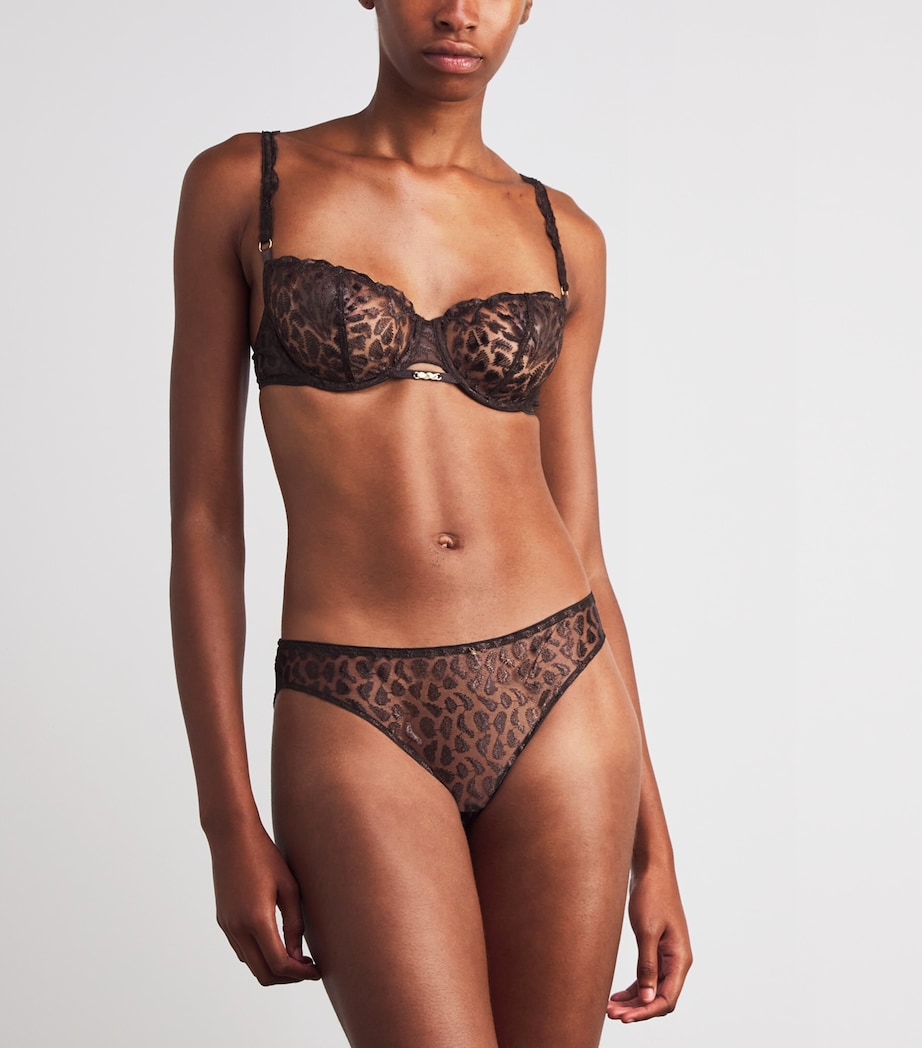Crazy in Love Half Cup Bra SATIN BROWN Image 2