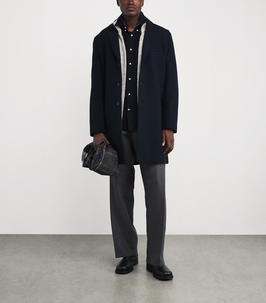 Wool Kirkbridge Overcoat NAVY/CLASSIC Image 2
