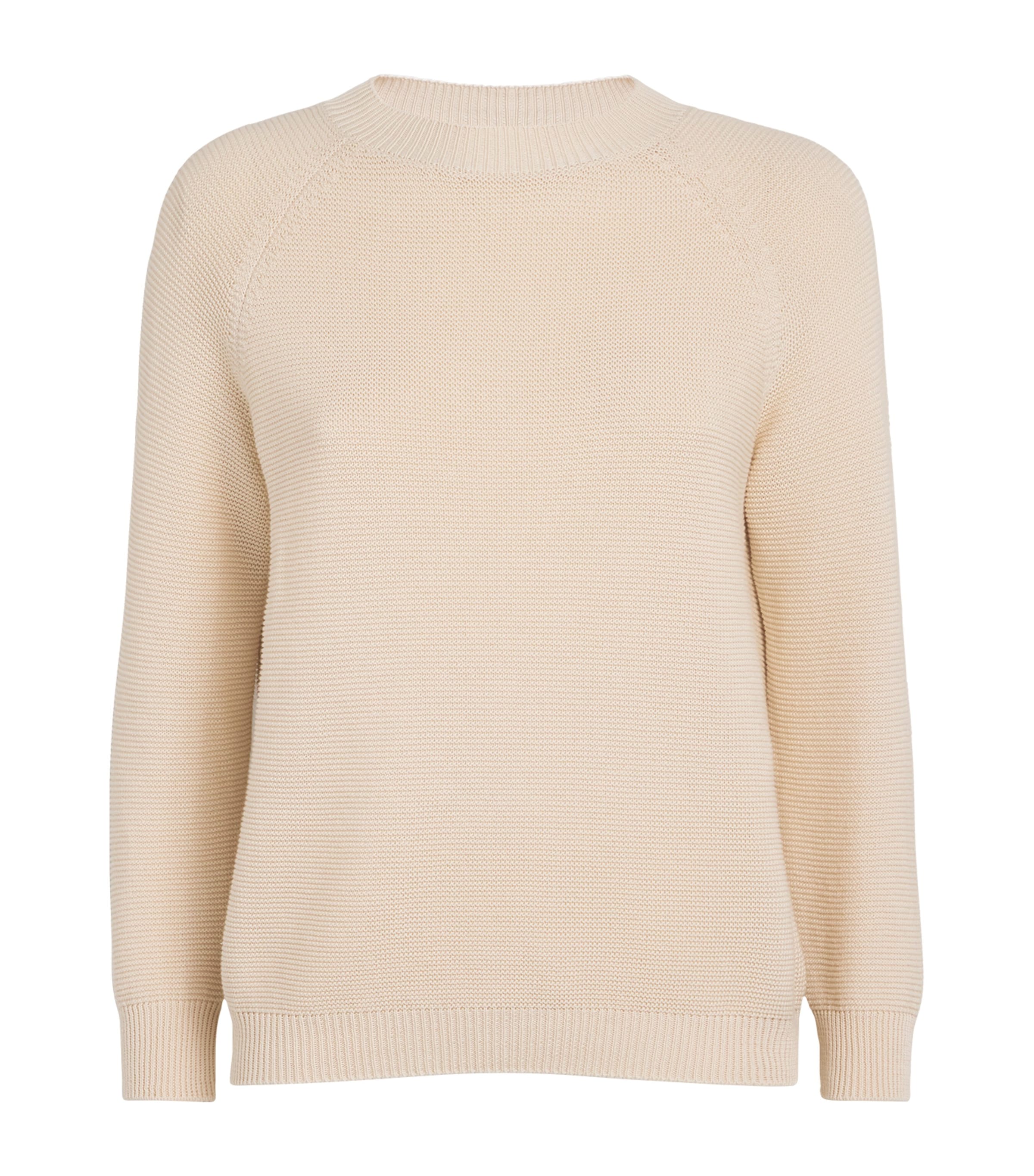 Weekend Max Mara Cotton Sweater In Beige