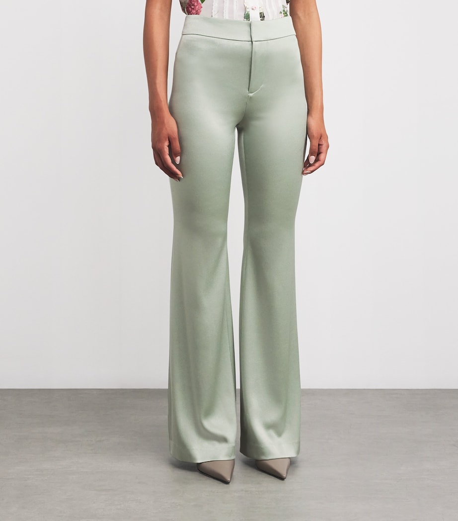 Deanna Flared Trousers A311 SAGE Image 3
