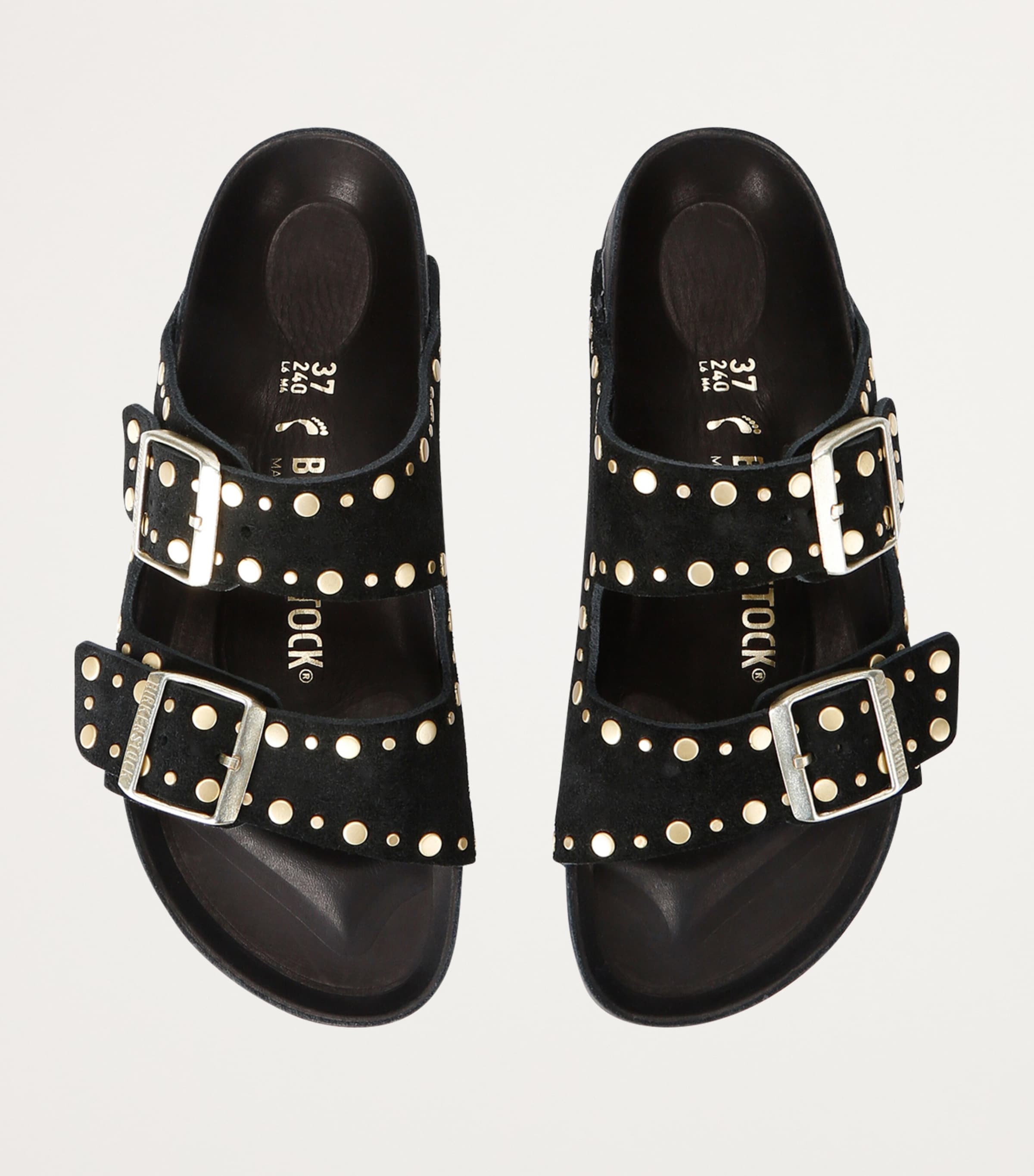 Arizona Sandals Black Studded Birkenstock Sandals Birkenstock