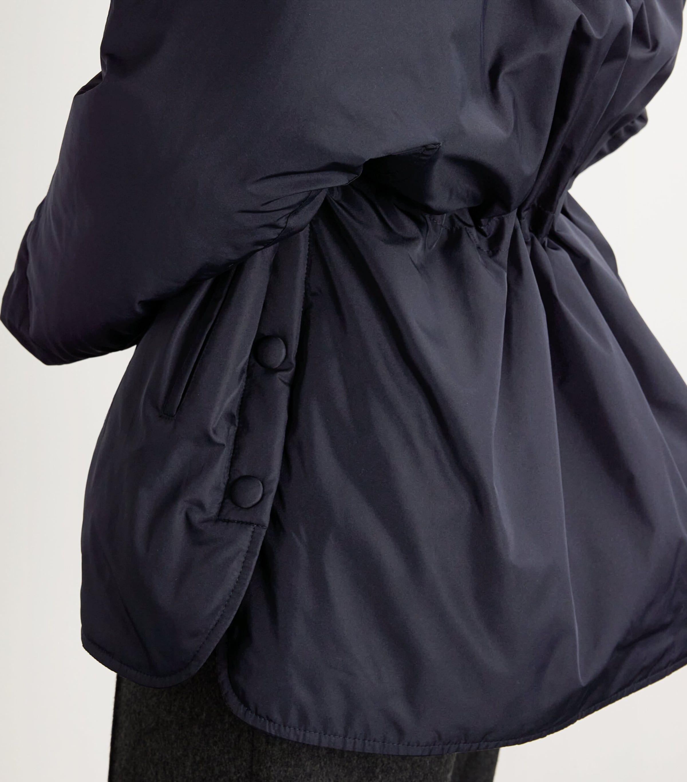 Long-Haired Mink-Lined Technical Jacket A7029 Image 6