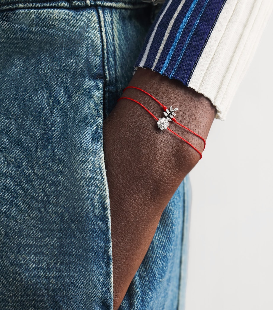Redline White Gold and Diamond Sol Soleil Bracelet Red Image 3