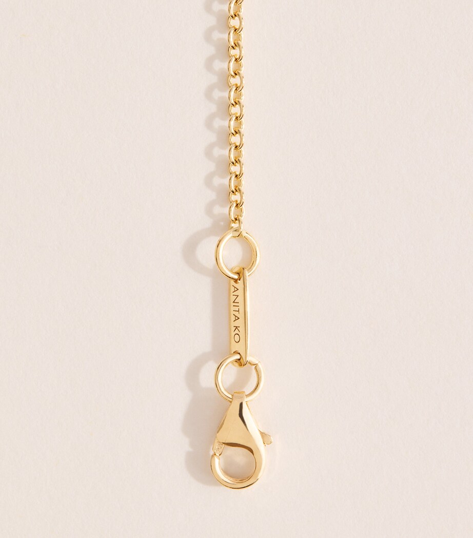 Anita Ko Yellow Gold and Emerald Pendant Necklace Yellow Gold Image 6
