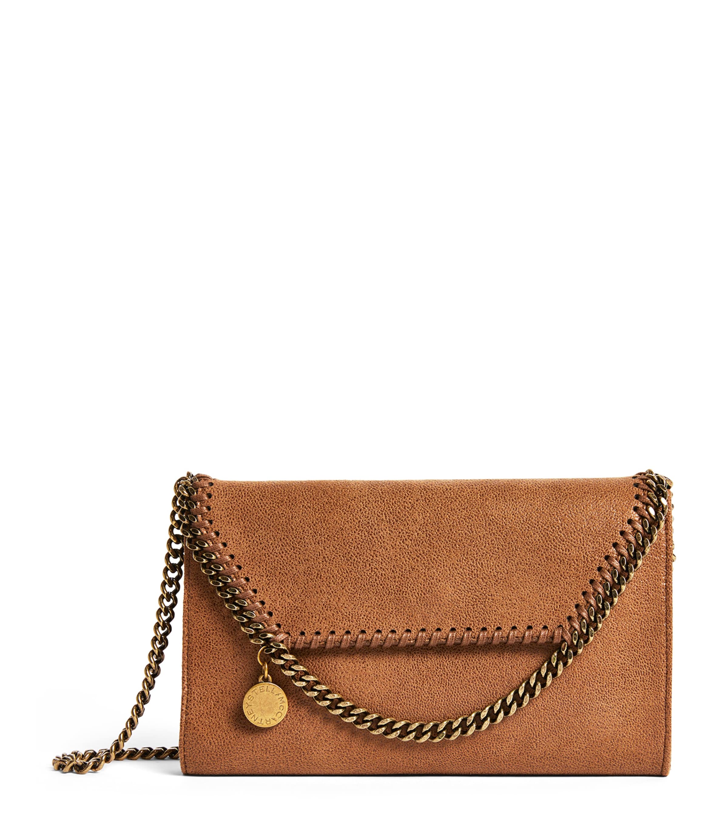 Stella Mccartney Mini Falabella Cross-body Bag In Brown