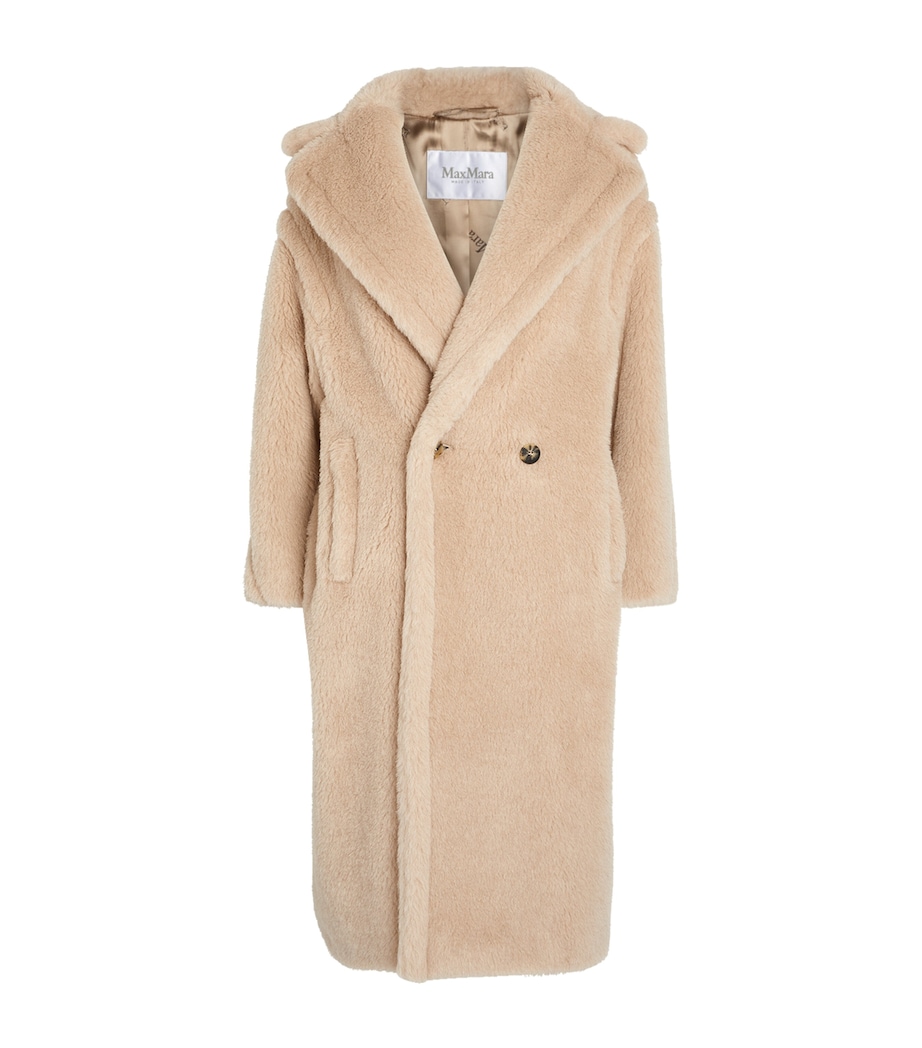 Fleece Jacket Brown Teddy Bear Coat Trenchcoat Teddy Max Mara