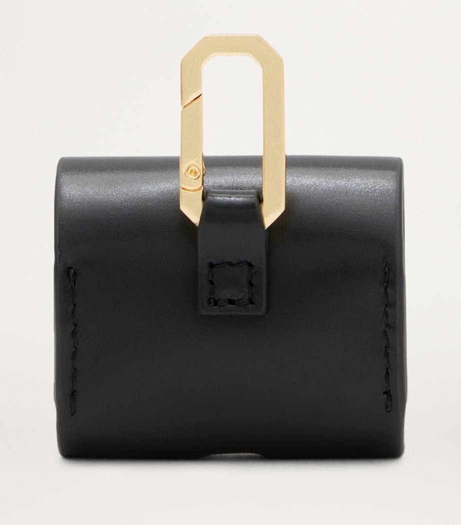Calfskin AirPods Case BLACK Image 4