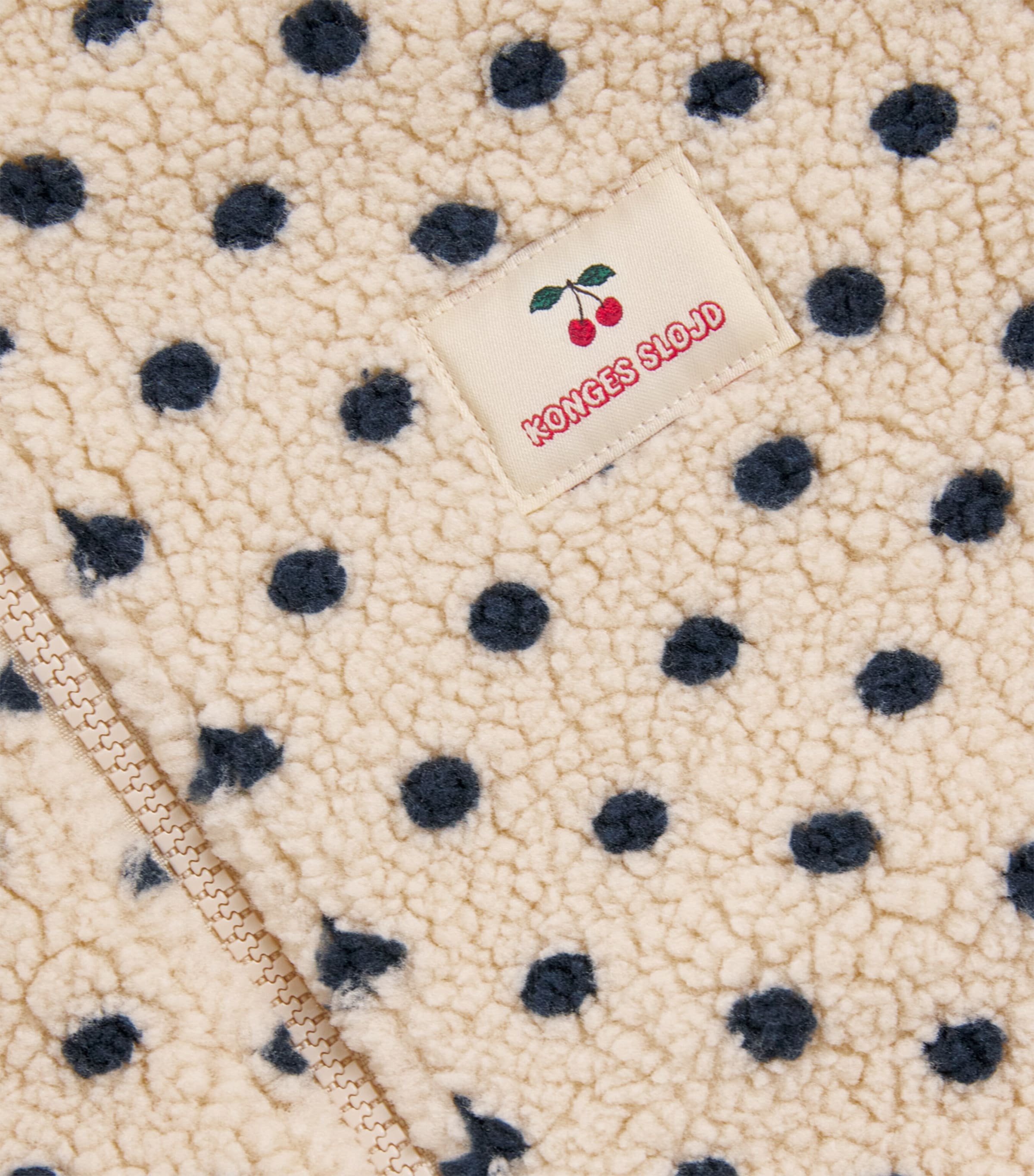 KONGES SLOJD Fleece Jody Gilet (18 Months-10 Years) Dot Lumiere Image 3