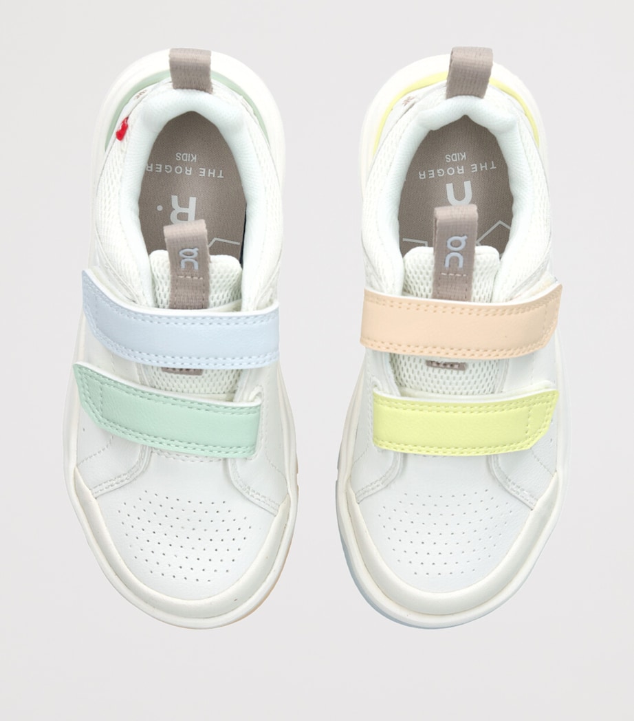THE ROGER Velcro Trainers PALE GREEN Image 4