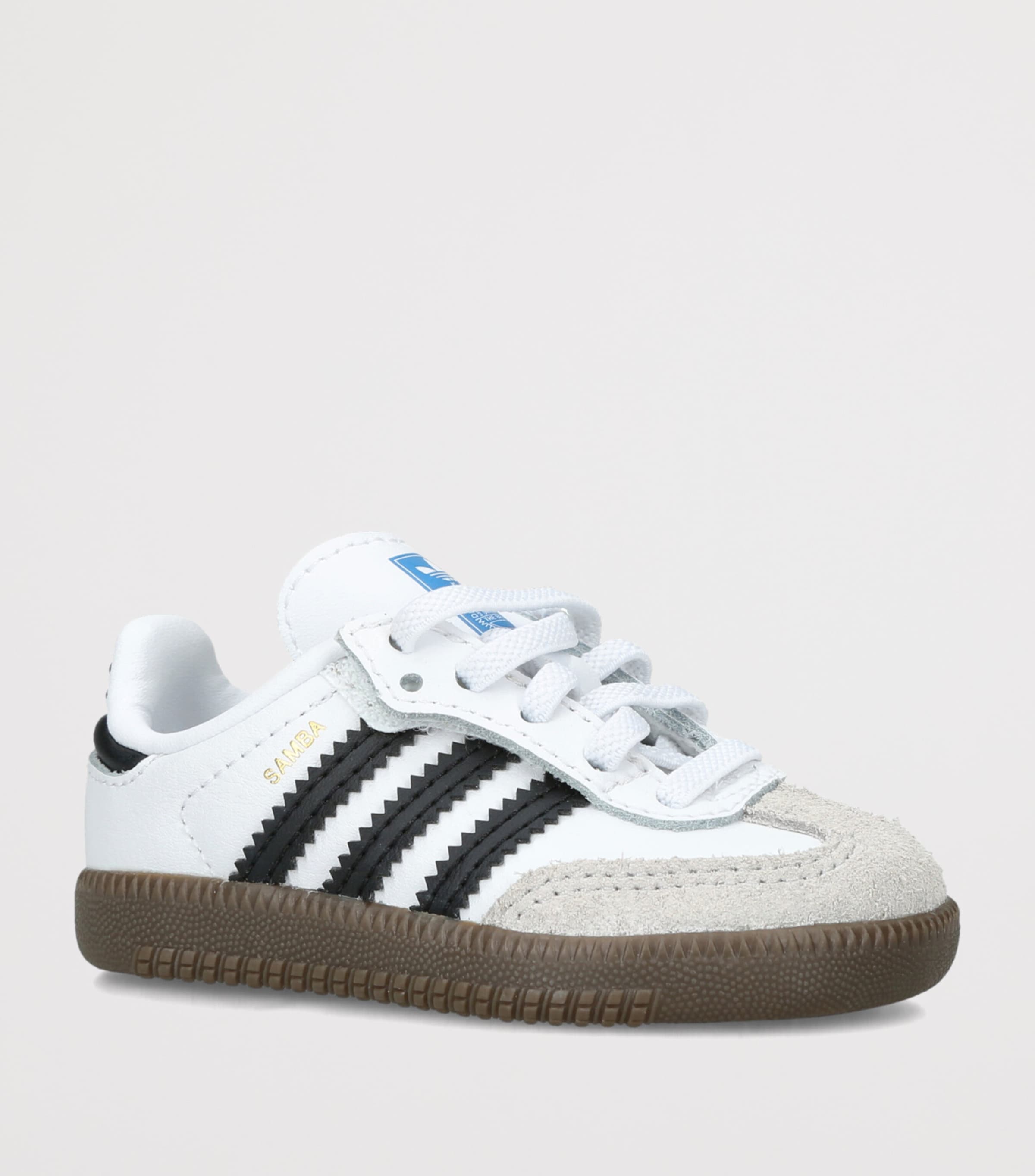 adidas Kids Leather Samba OG Sneakers White/blk Image 3