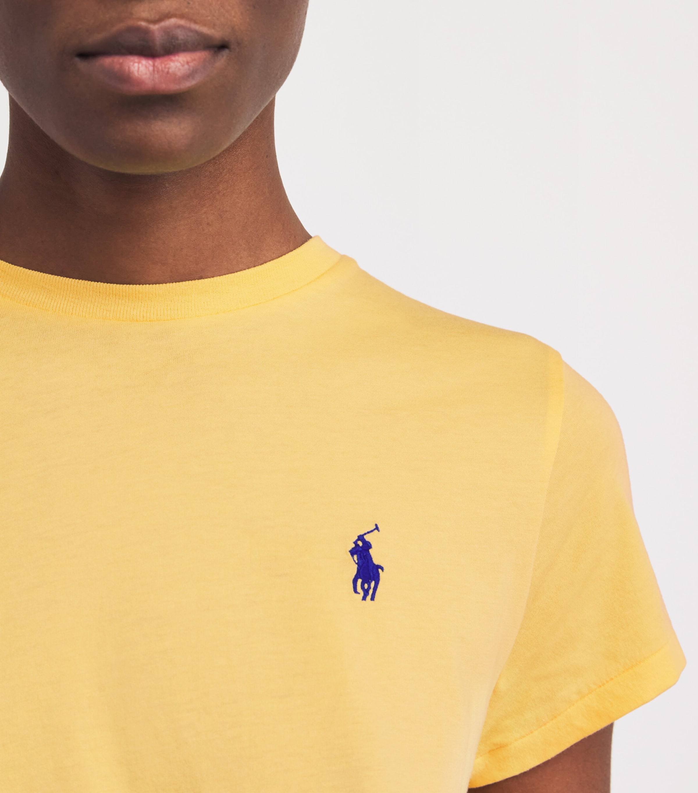 Cotton Polo Pony T-Shirt COLLEGIATE YELLOW Image 6