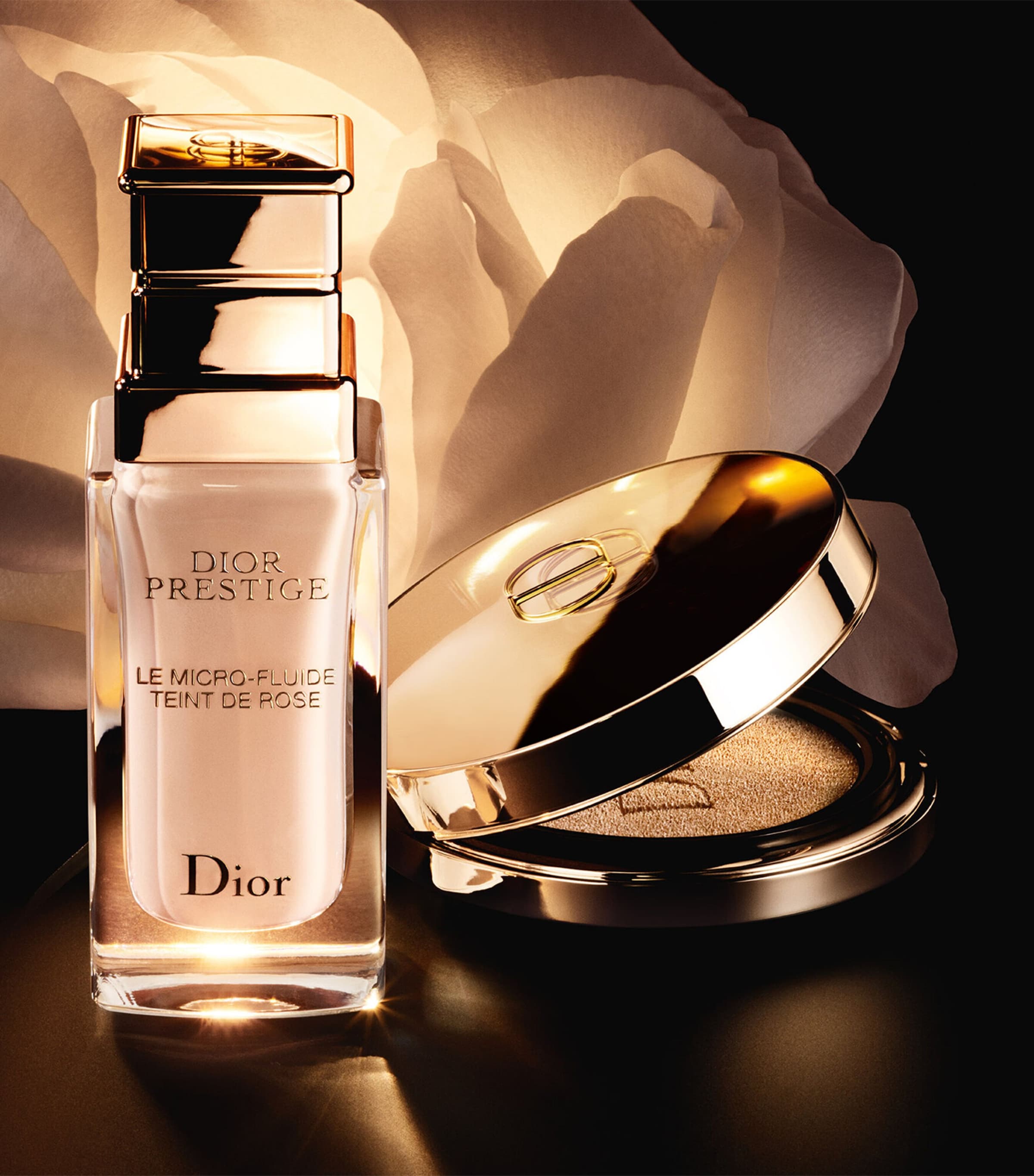 ファンデーション Dior LE CUSHION TEINT DE ROSE 010 Dior Prestige Le Cushion Teint de Rose Refill: Foundation | DIOR