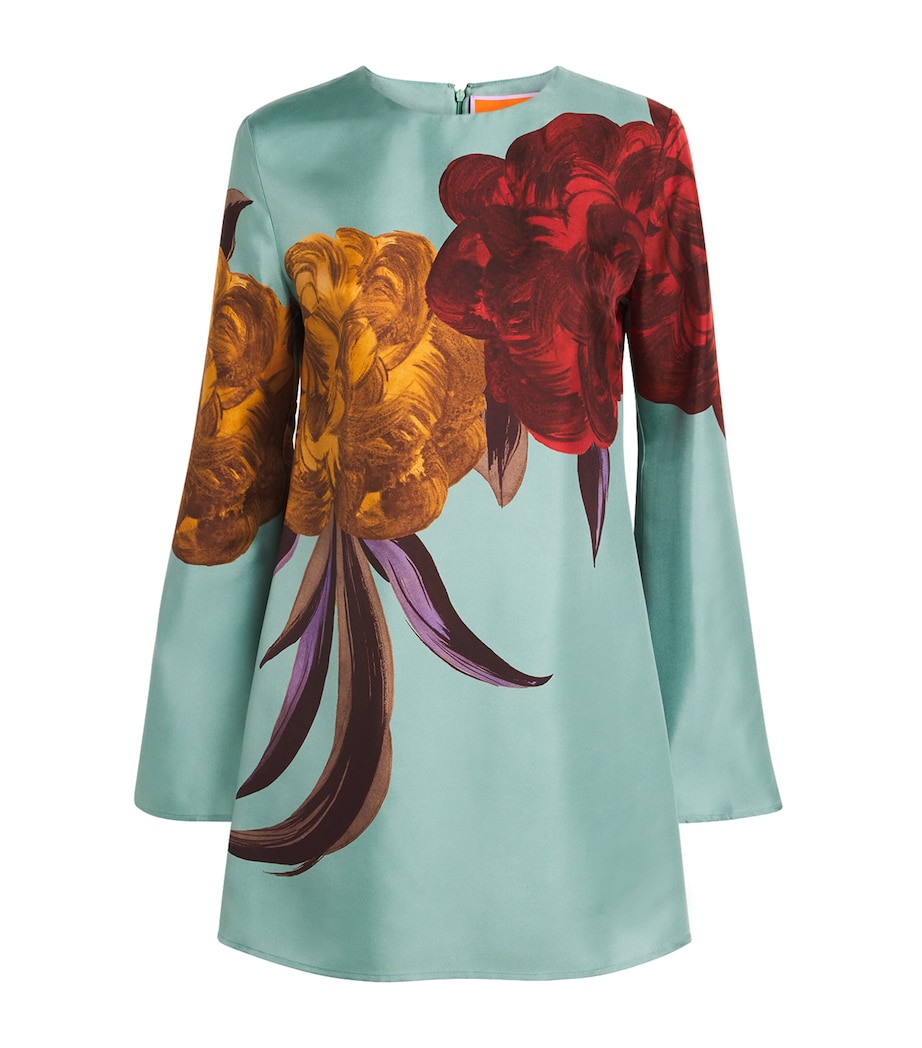 Silk Supreme Swing Mini Dress BU01PEONY PLACEE Image 1