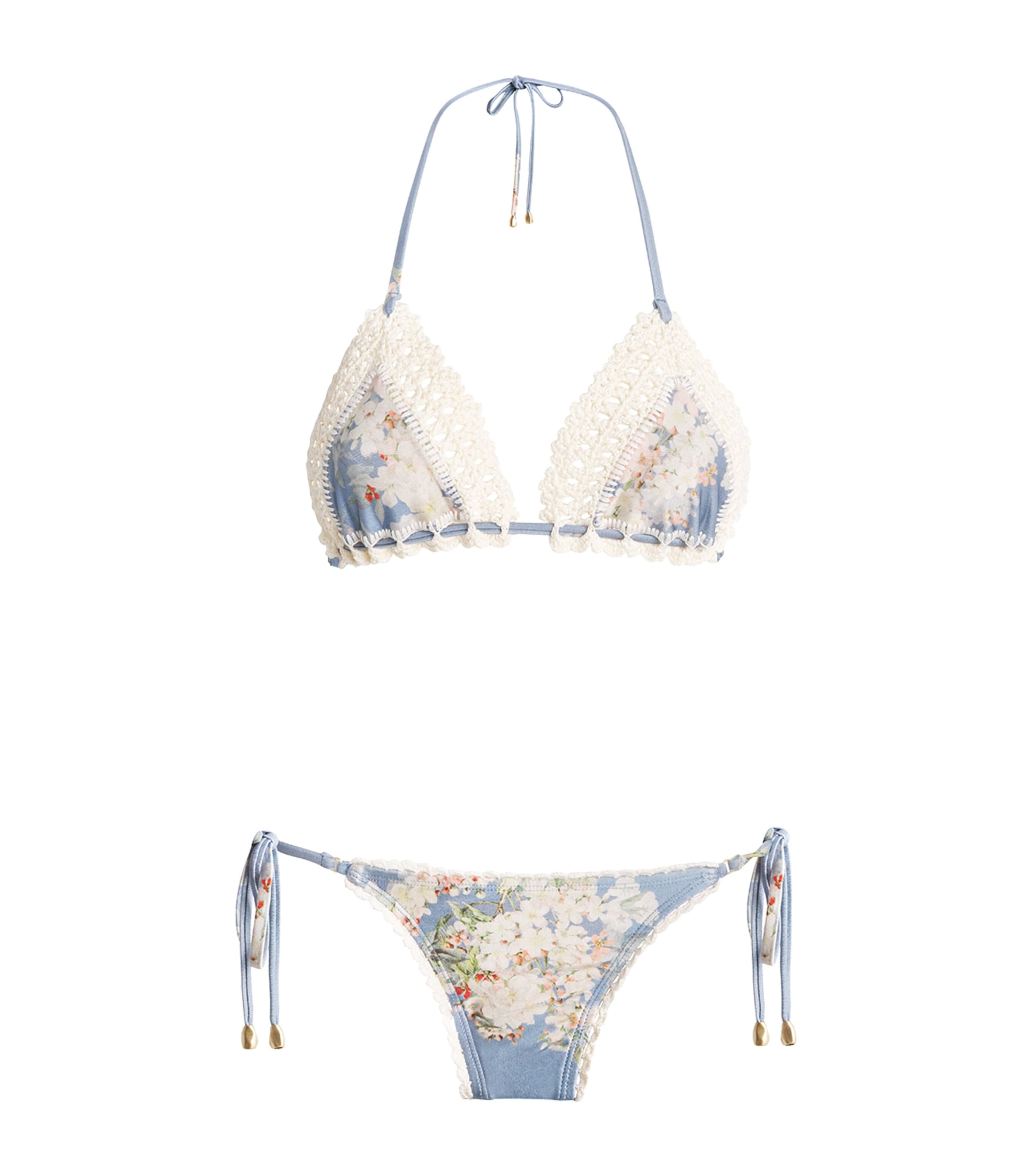 ビキニ ZIMMERMANN CASCADIAN CROCHET BIKINI SET Zimmermann Crochet Cascadian Bikini | Harrods US