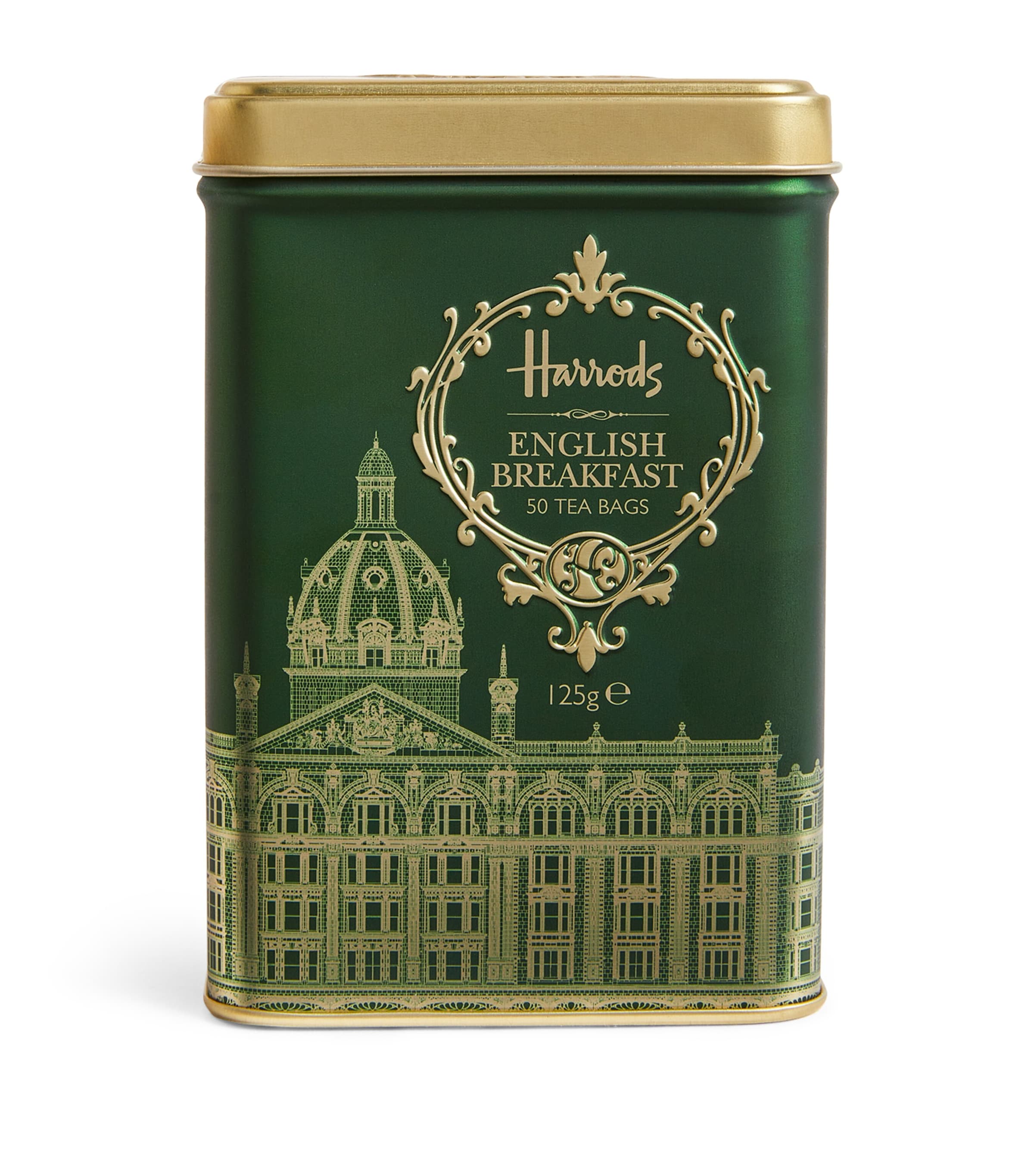 Harrods English Breakfast Tin (50 Tea Bags) | Harrods US